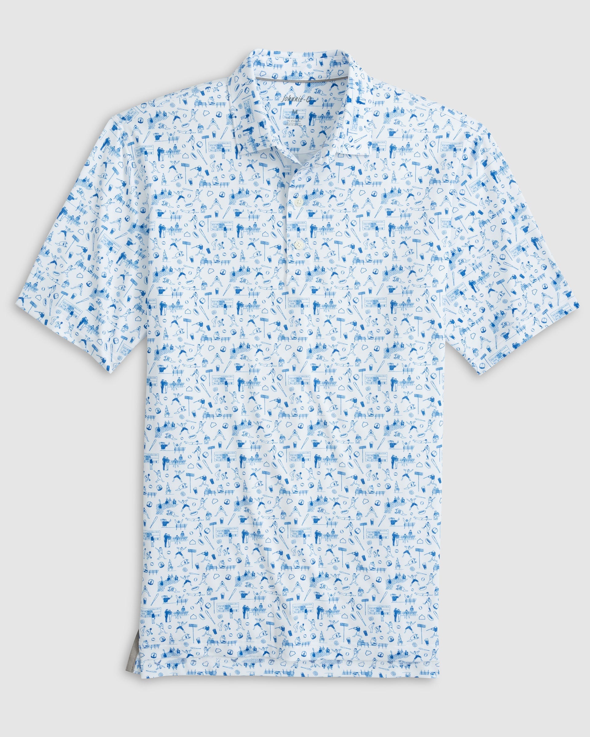 Johnnie-O Ballpark Printed Performance Jersey Polo