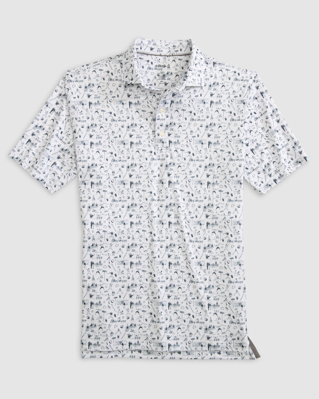 Johnnie-O Ballpark Printed Performance Jersey Polo