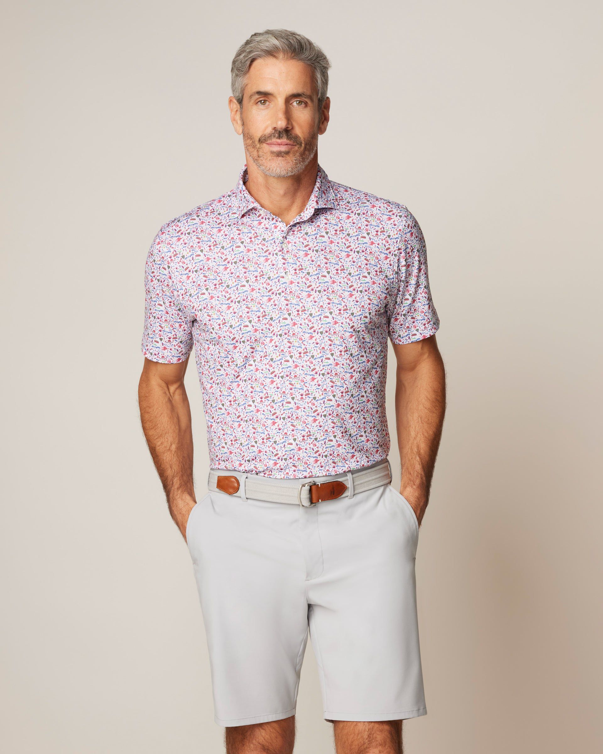 Johnnie-O Performance Jersey Polo - Show Biz