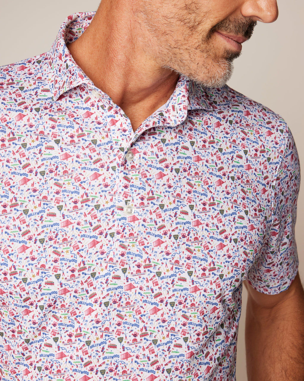Johnnie-O Performance Jersey Polo - Show Biz