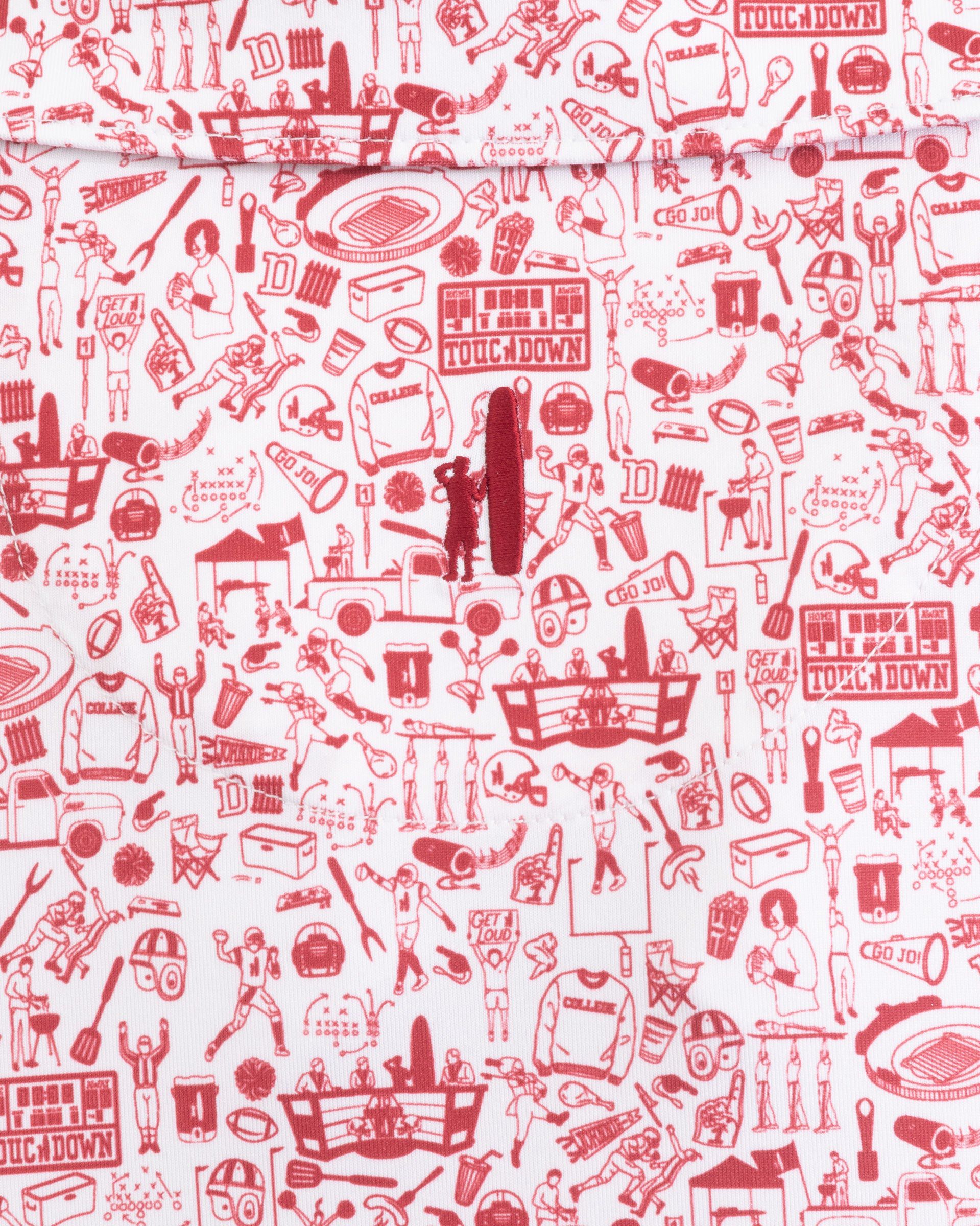 Johnnie-O Performance Jersey Jr. Polo - Tailgater 2.0 Print