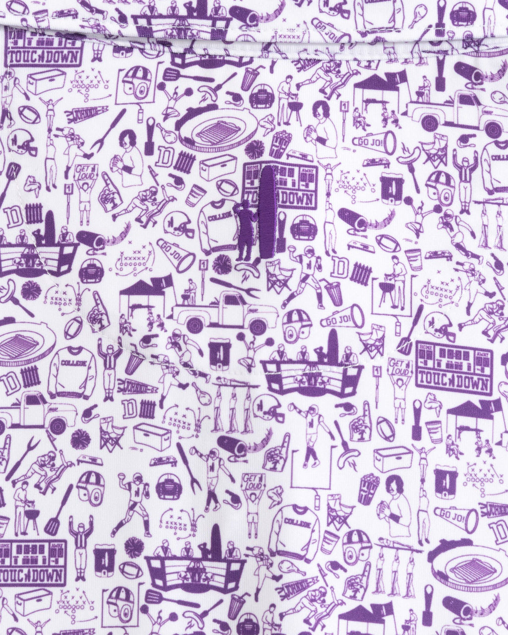 Johnnie-O Performance Jersey Jr. Polo - Tailgater 2.0 Print