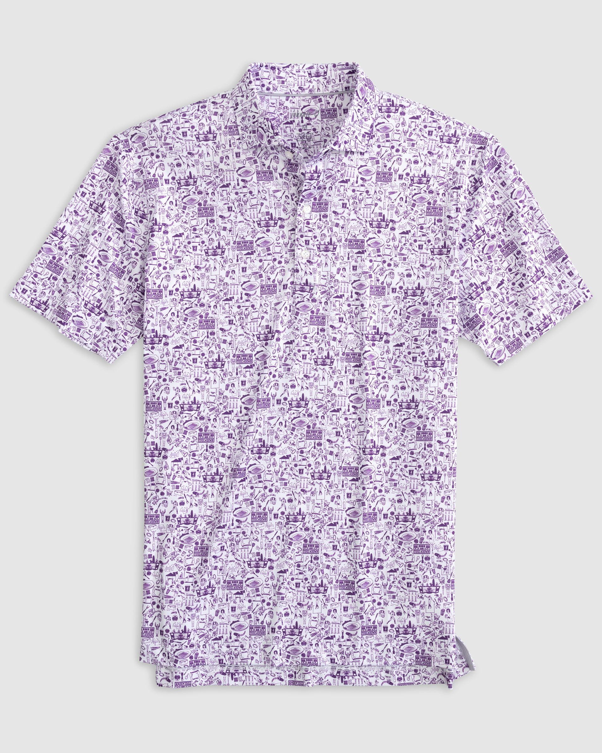 Johnnie-O Performance Jersey Jr. Polo - Tailgater 2.0 Print