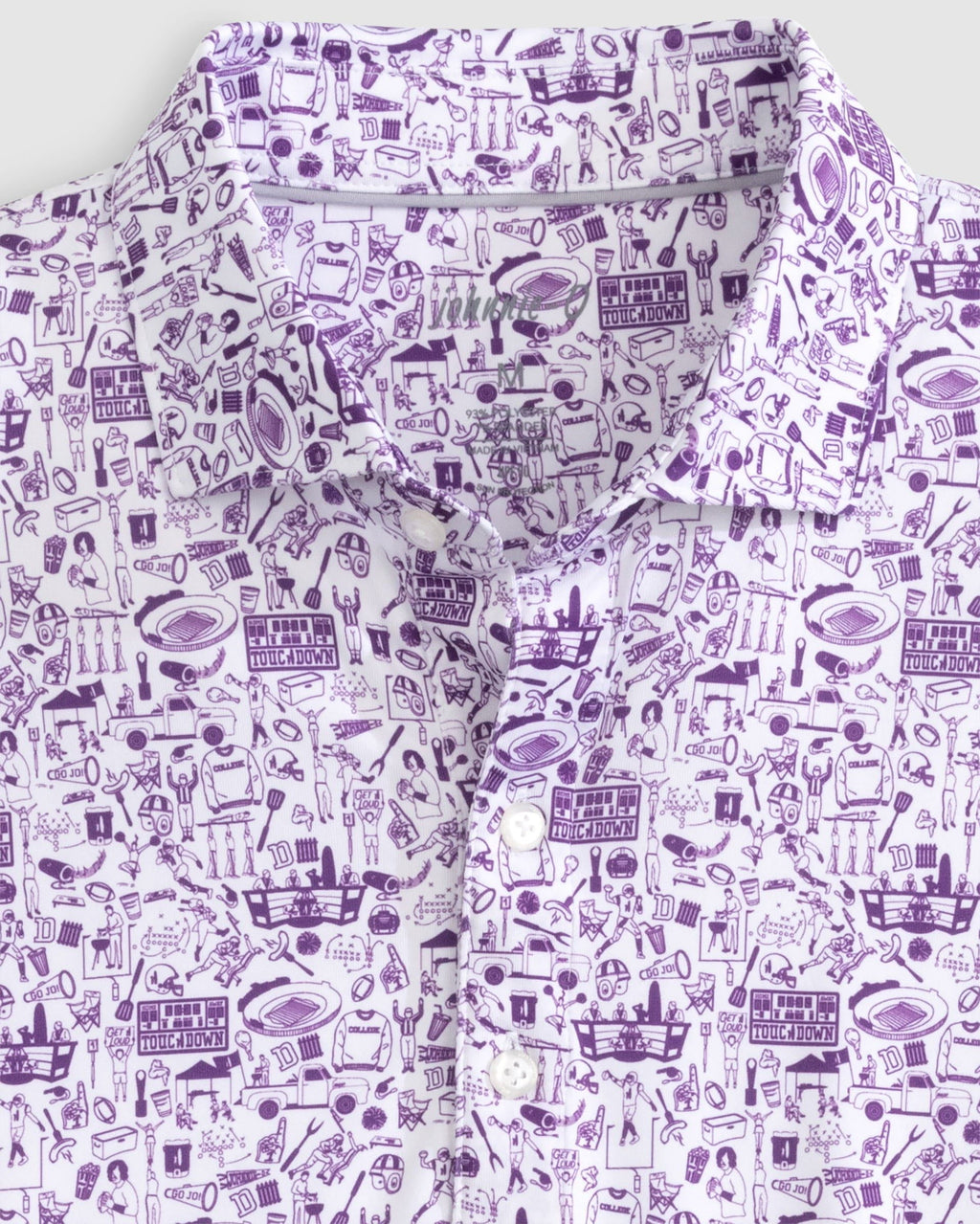 Johnnie-O Performance Jersey Jr. Polo - Tailgater 2.0 Print