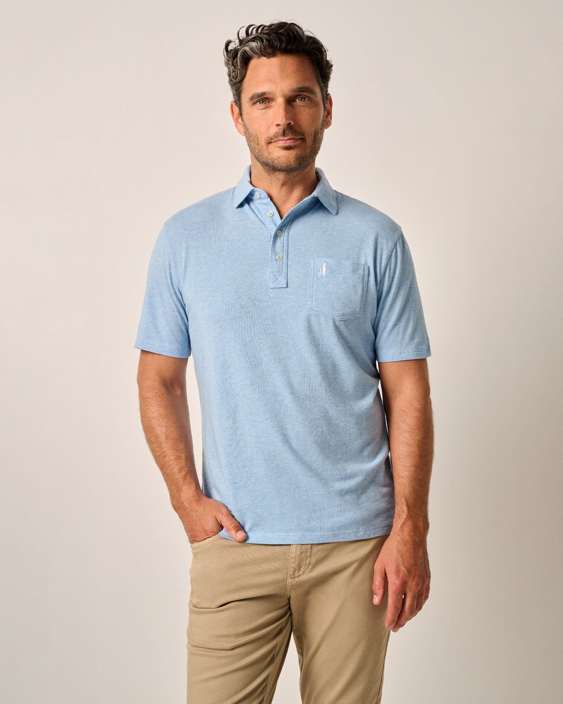 Johnnie-O Original 4-Button Polo - Heathered 2.0