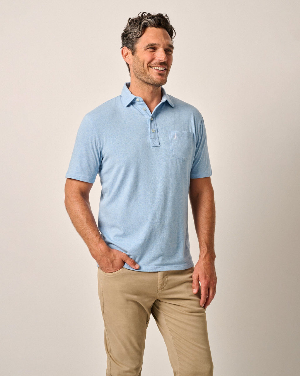 Johnnie-O Original 4-Button Polo - Heathered 2.0