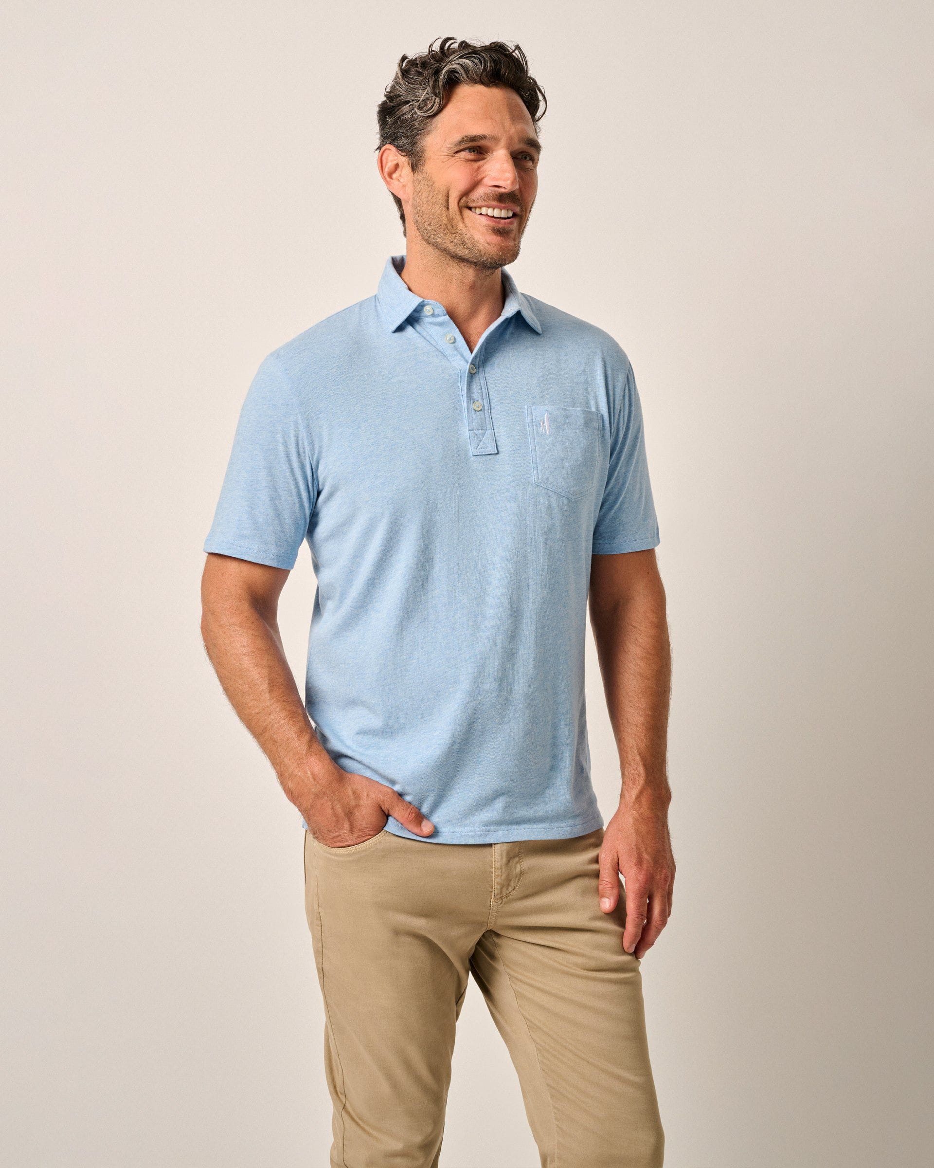 Johnnie-O Original 4-Button Polo - Heathered 2.0