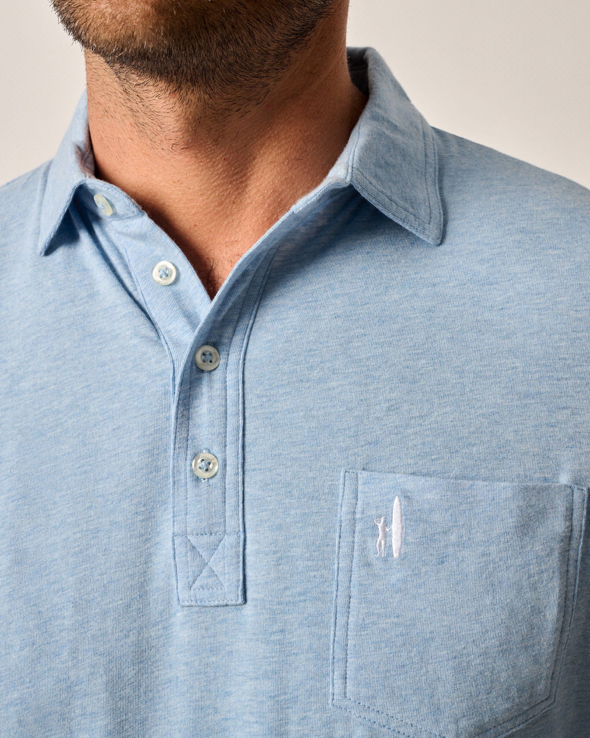 Johnnie-O Original 4-Button Polo - Heathered 2.0