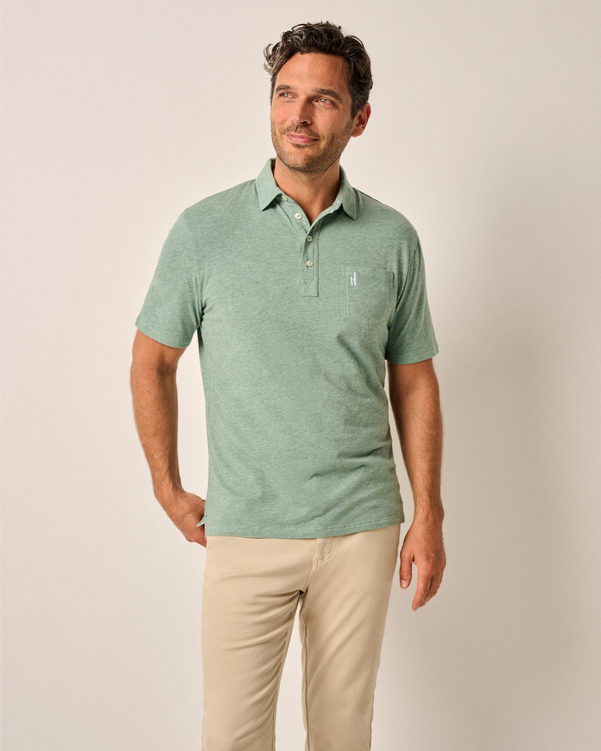 Johnnie-O Original 4-Button Polo - Heathered 2.0