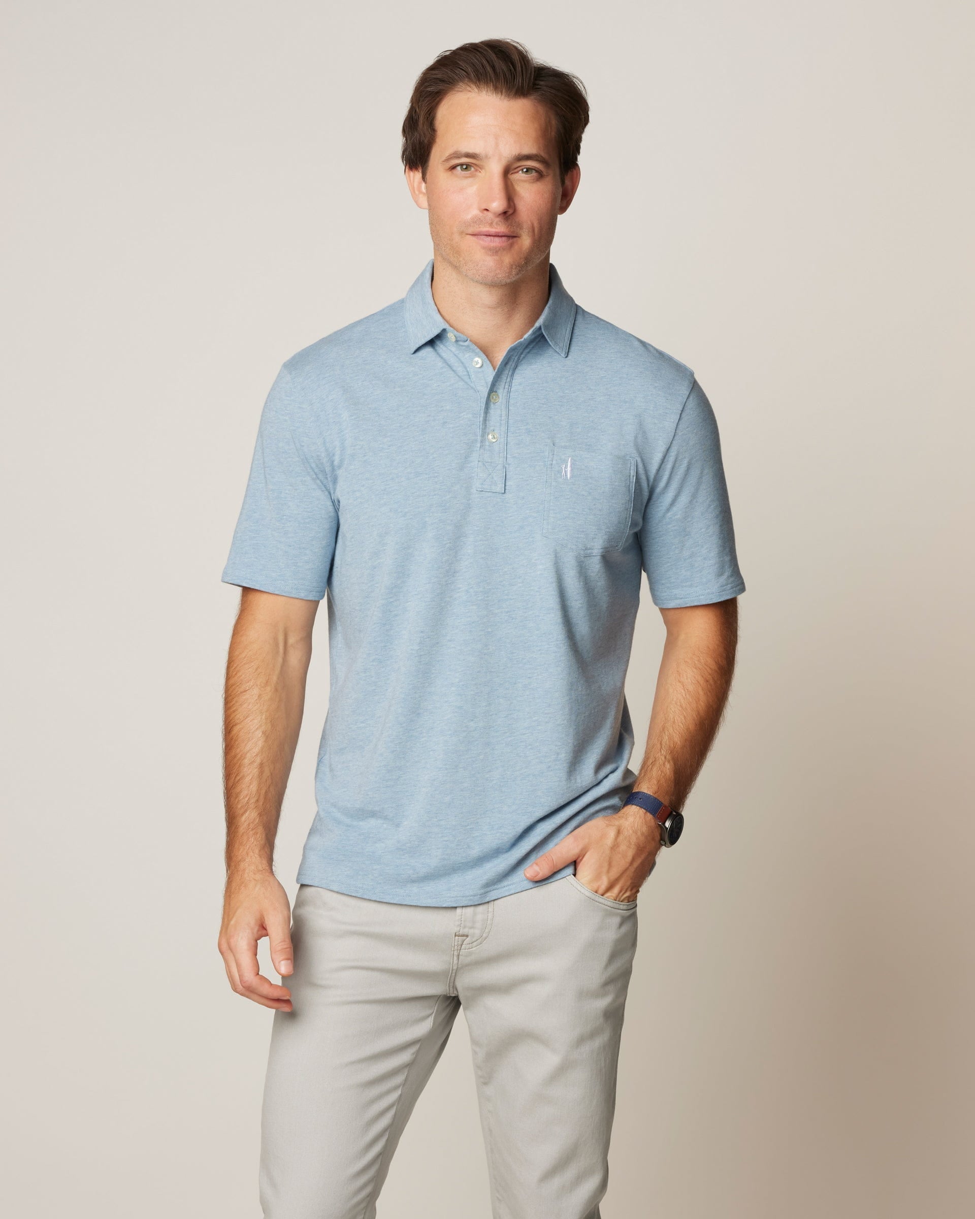 Johnnie-O Original 4-Button Polo - Heathered 2.0