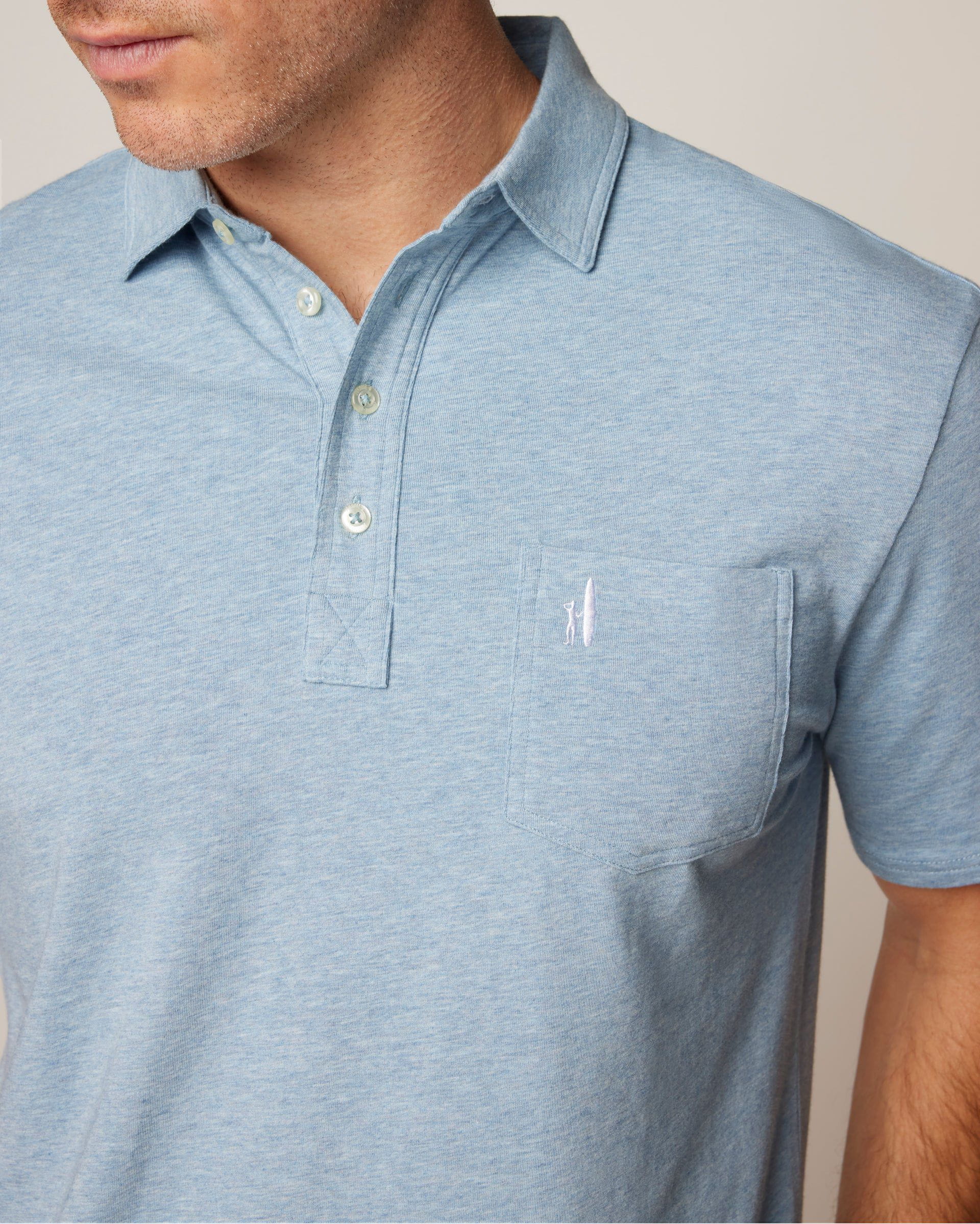 Johnnie-O Original 4-Button Polo - Heathered 2.0