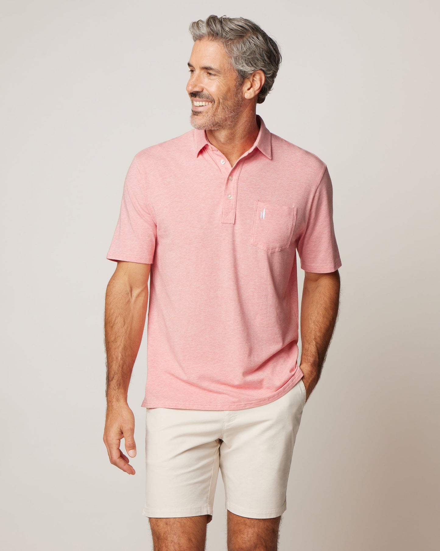 Johnnie-O Original 4-Button Polo - Heathered 2.0