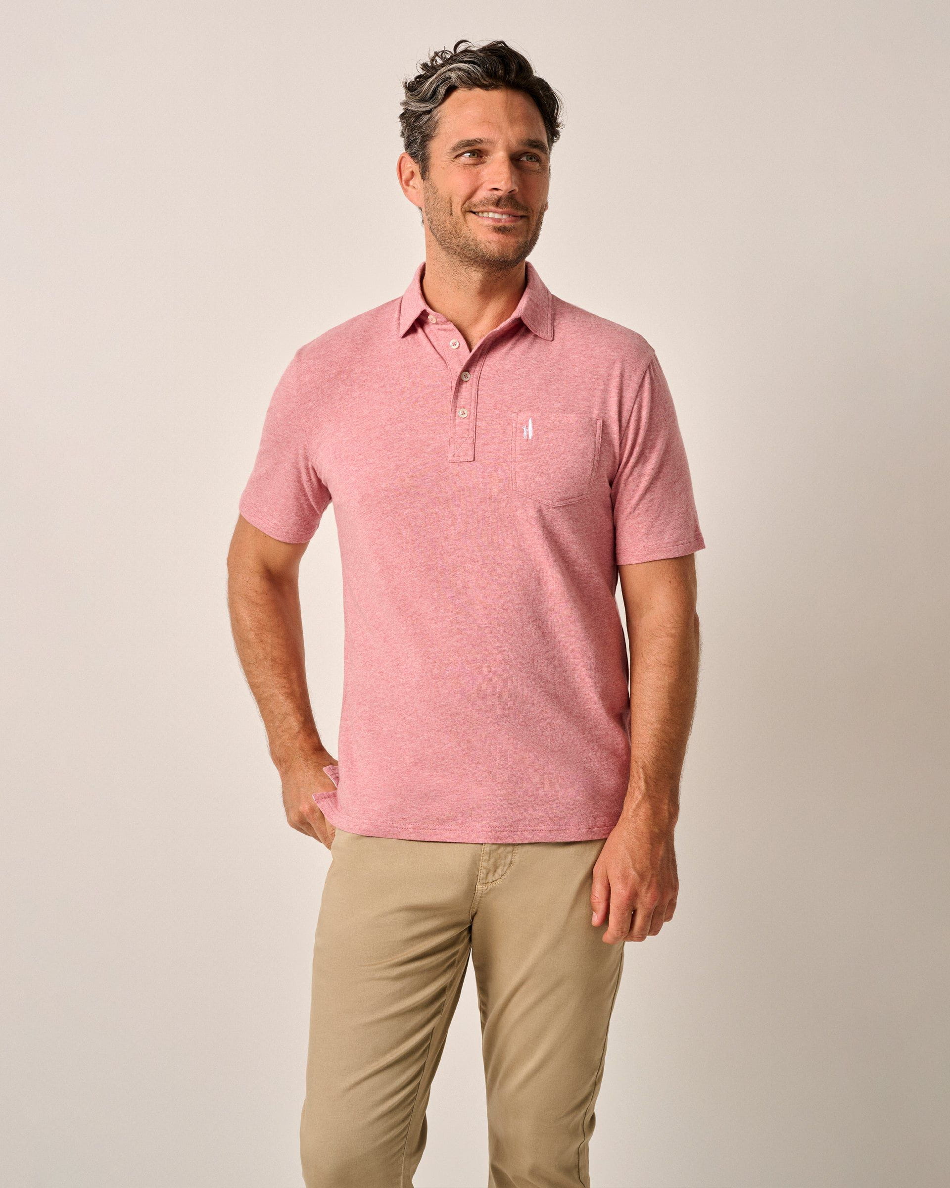 Johnnie-O Original 4-Button Polo - Heathered 2.0