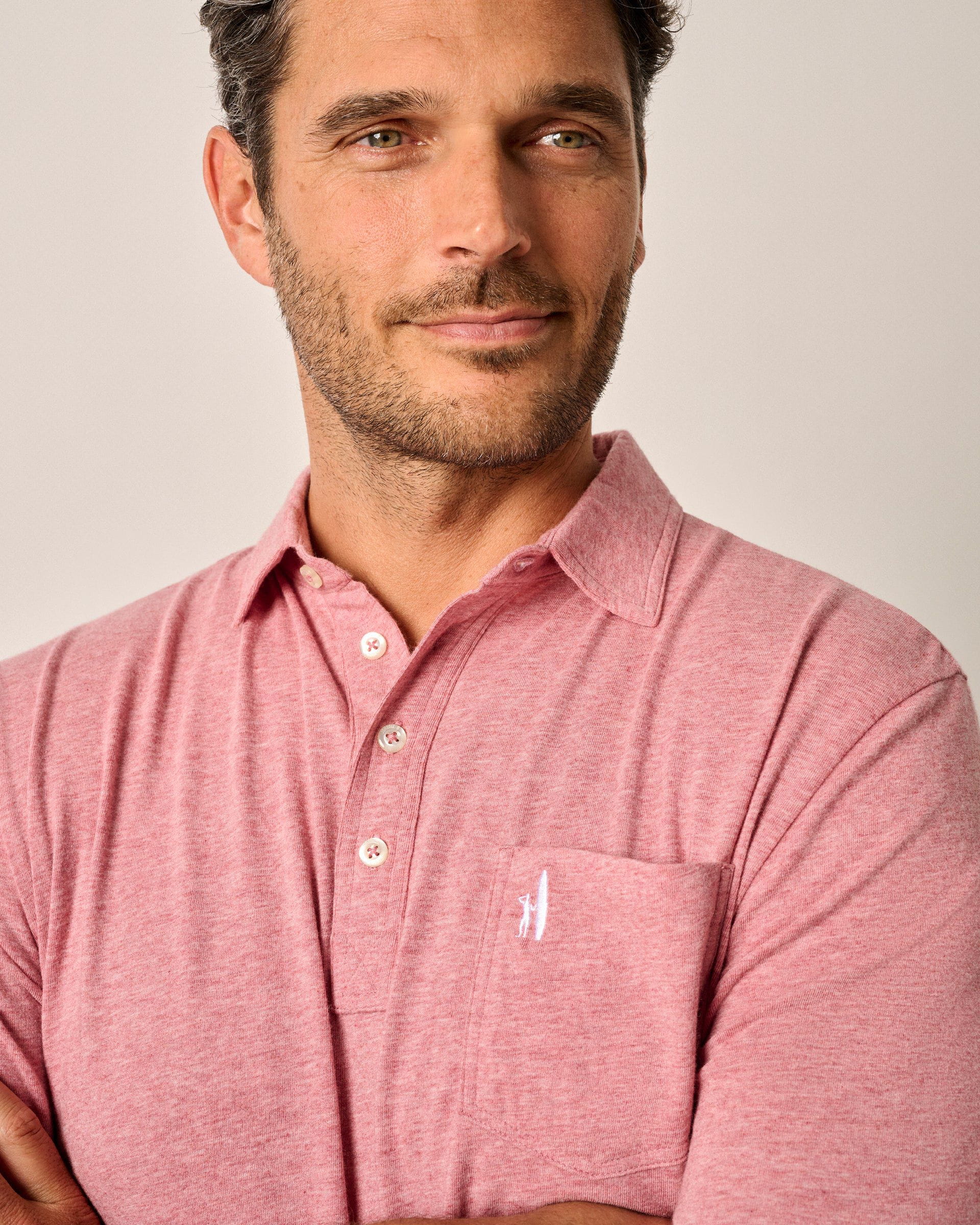 Johnnie-O Original 4-Button Polo - Heathered 2.0