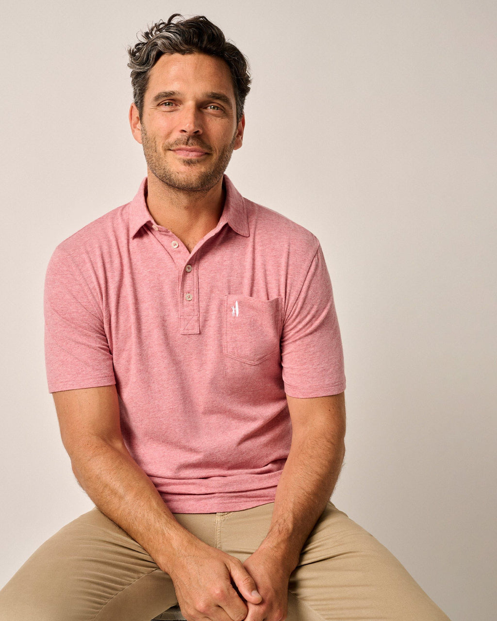Johnnie-O Original 4-Button Polo - Heathered 2.0