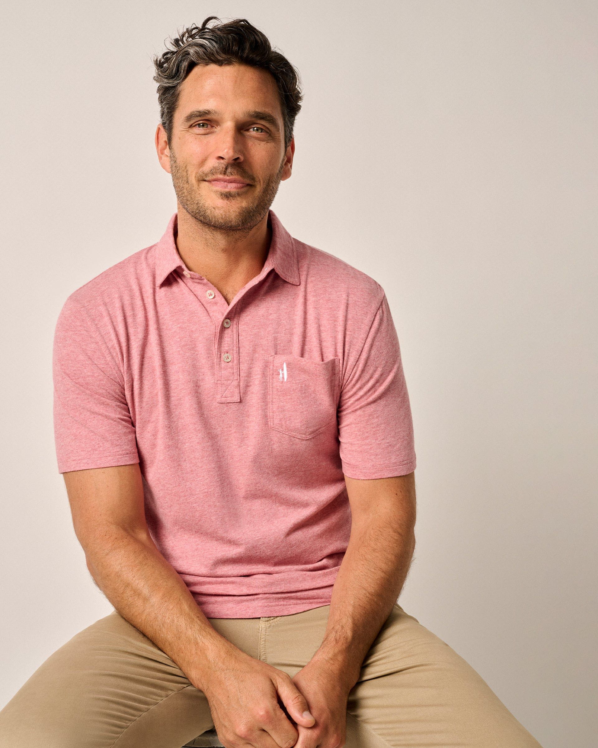 Johnnie-O Original 4-Button Polo - Heathered 2.0