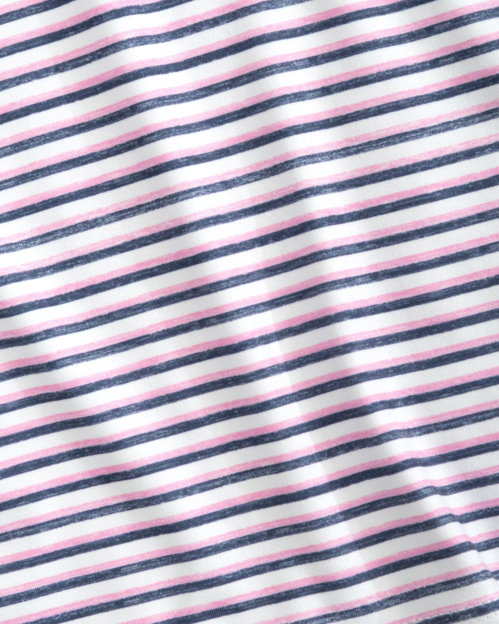 Johnnie-O Featherweight Performance Polo - Warwick Stripe