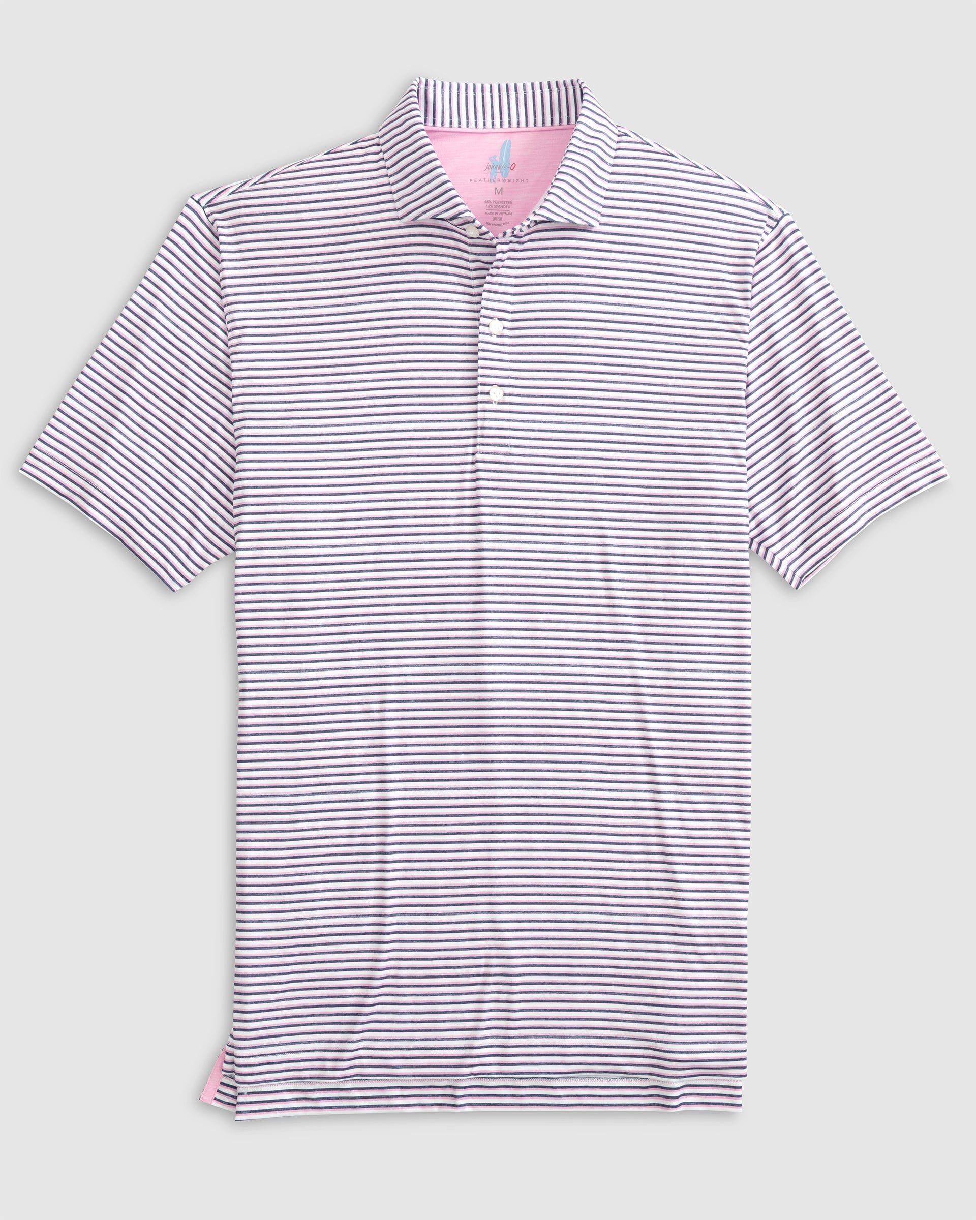 Johnnie-O Featherweight Performance Polo - Warwick Stripe