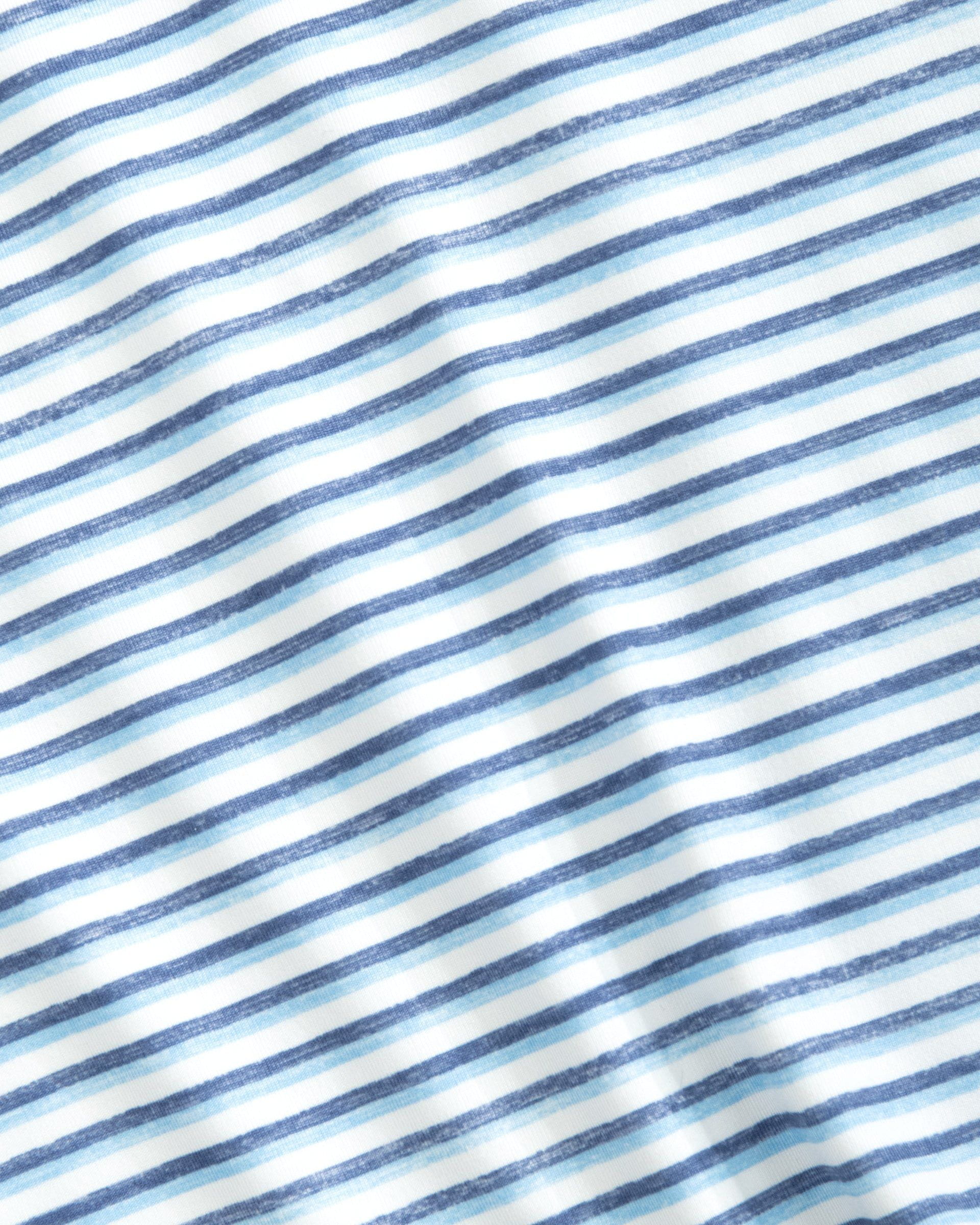 Johnnie-O Featherweight Performance Polo - Warwick Stripe