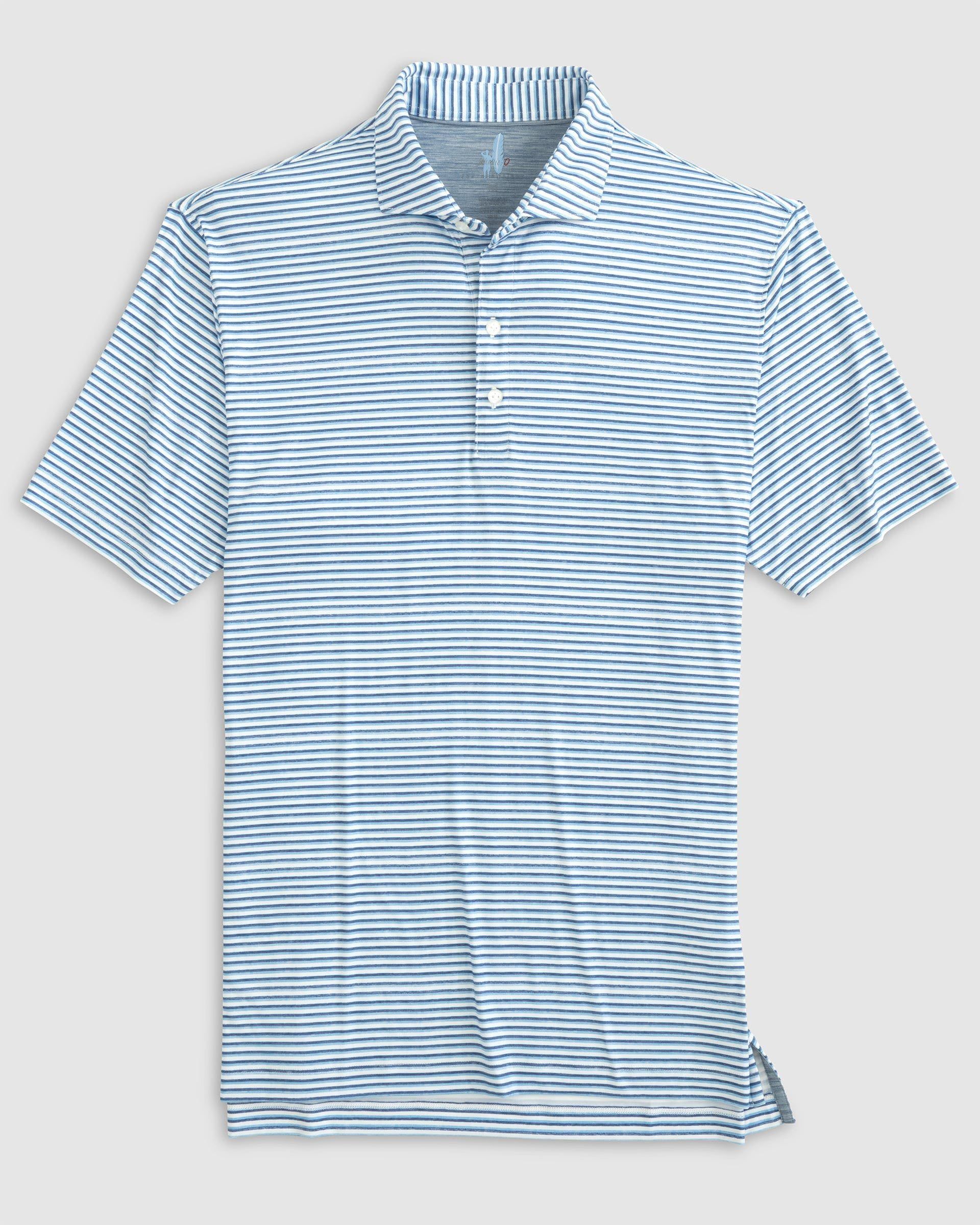 Johnnie-O Featherweight Performance Polo - Warwick Stripe