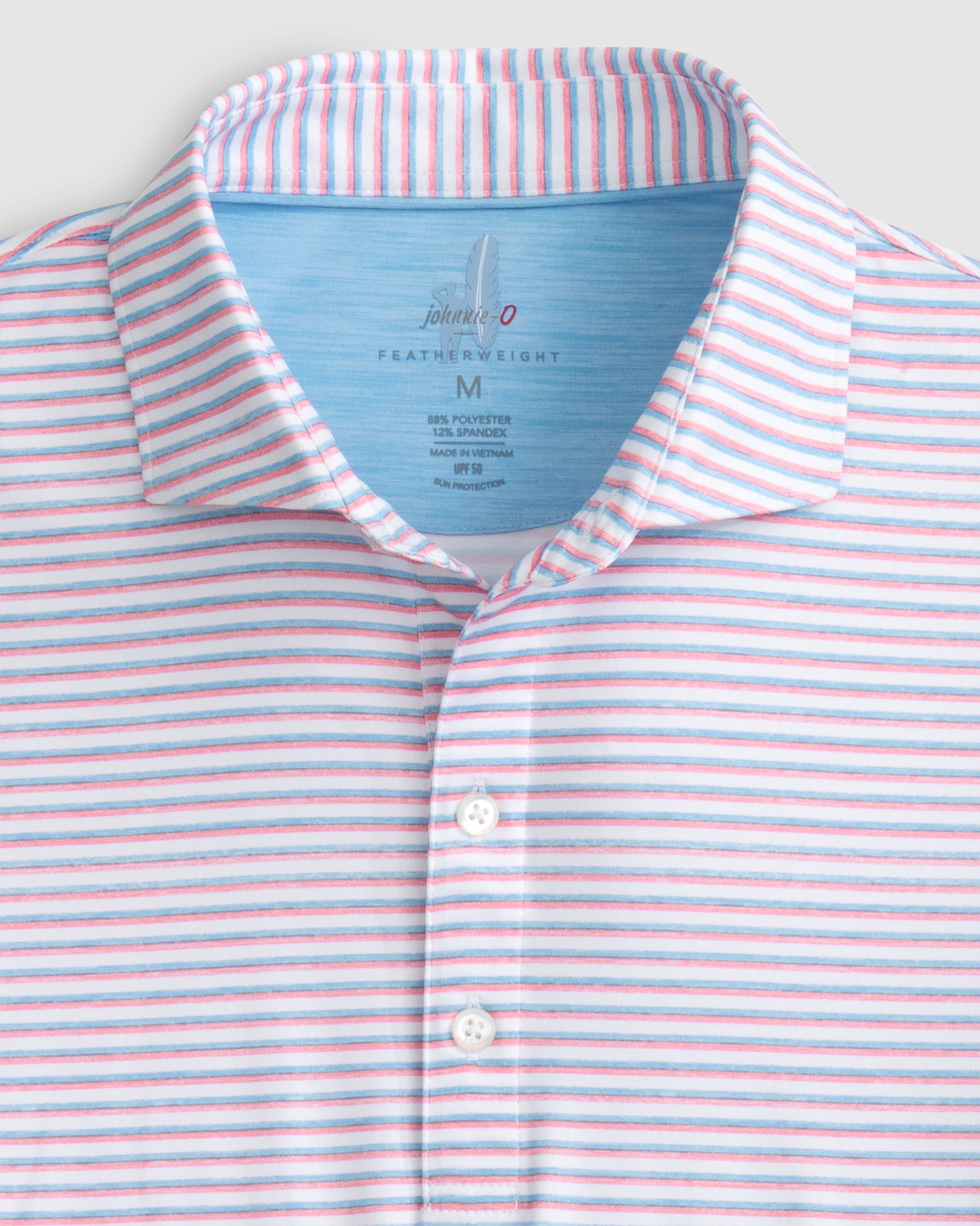 Johnnie-O Featherweight Performance Polo - Warwick Stripe
