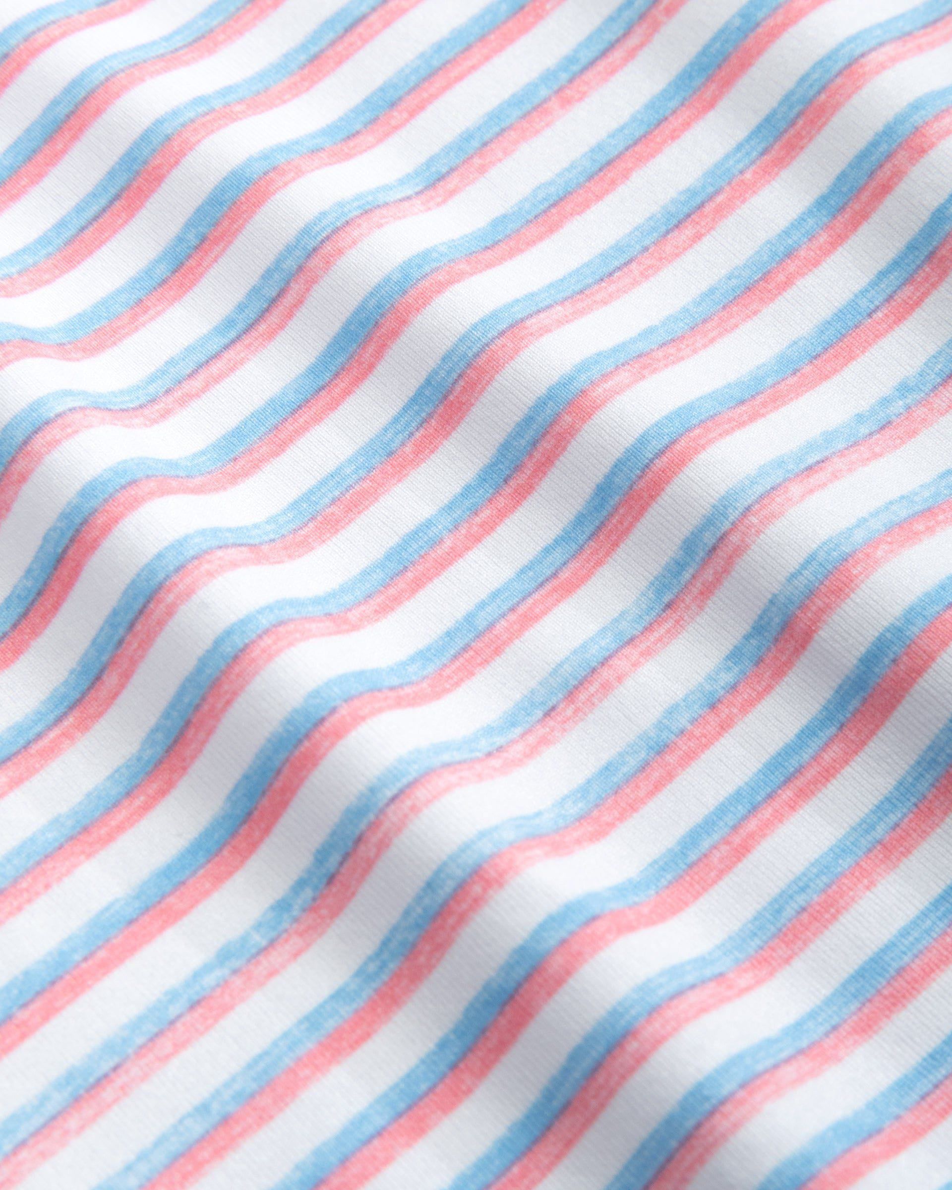 Johnnie-O Featherweight Performance Polo - Warwick Stripe