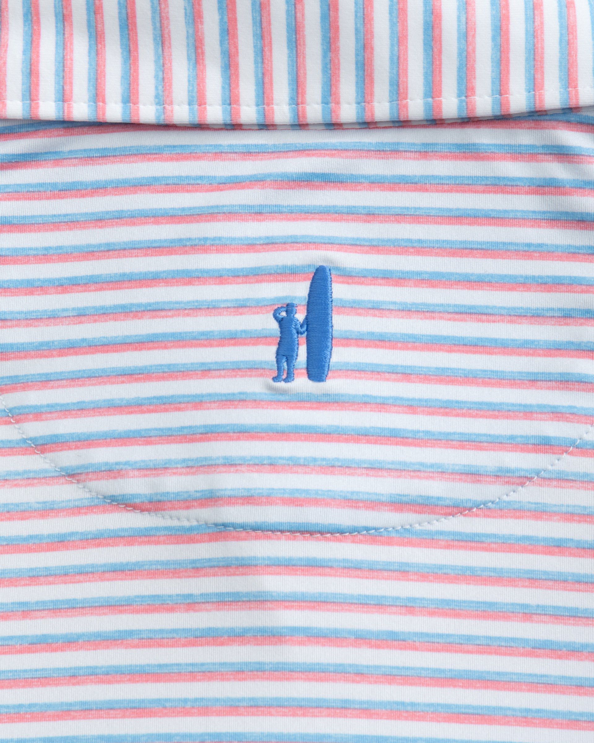 Johnnie-O Featherweight Performance Polo - Warwick Stripe