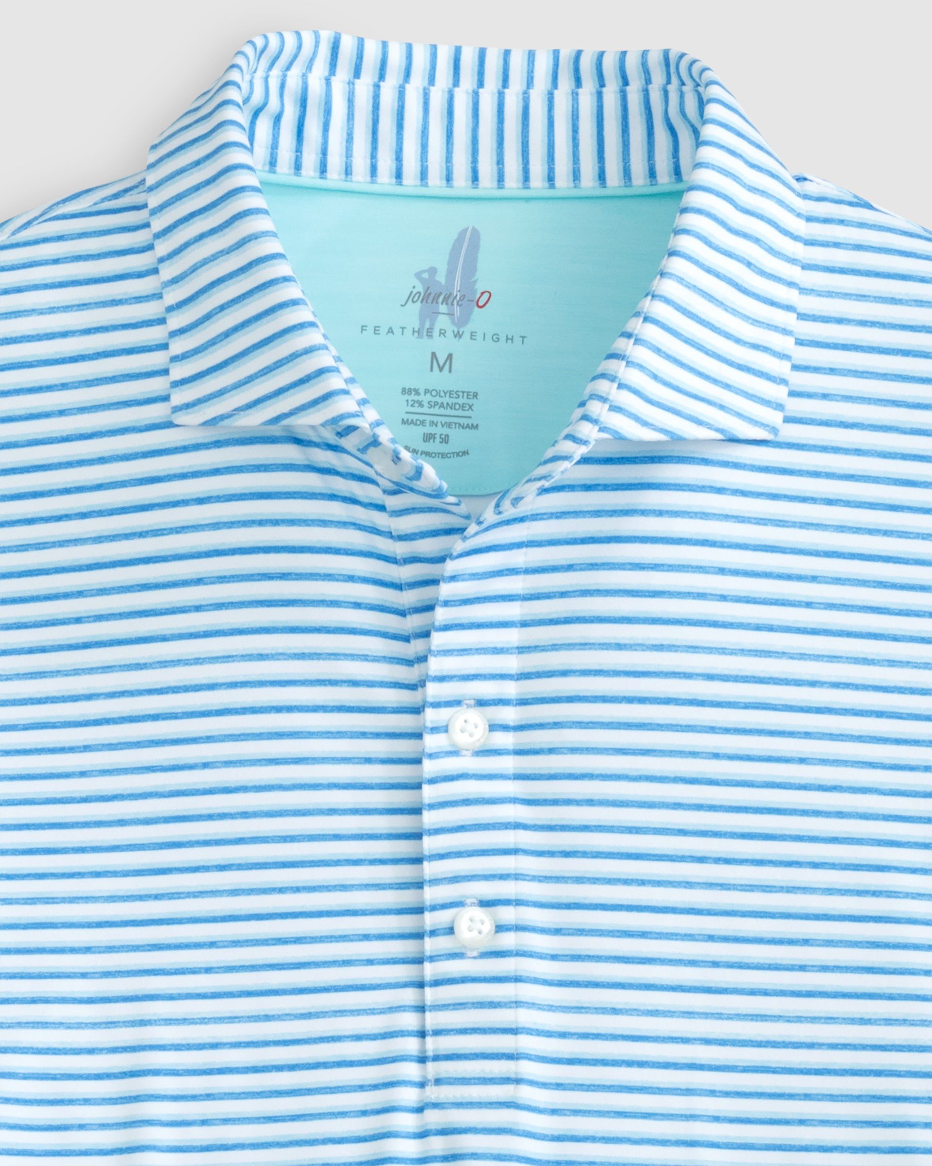 Johnnie-O Featherweight Performance Polo - Warwick Stripe