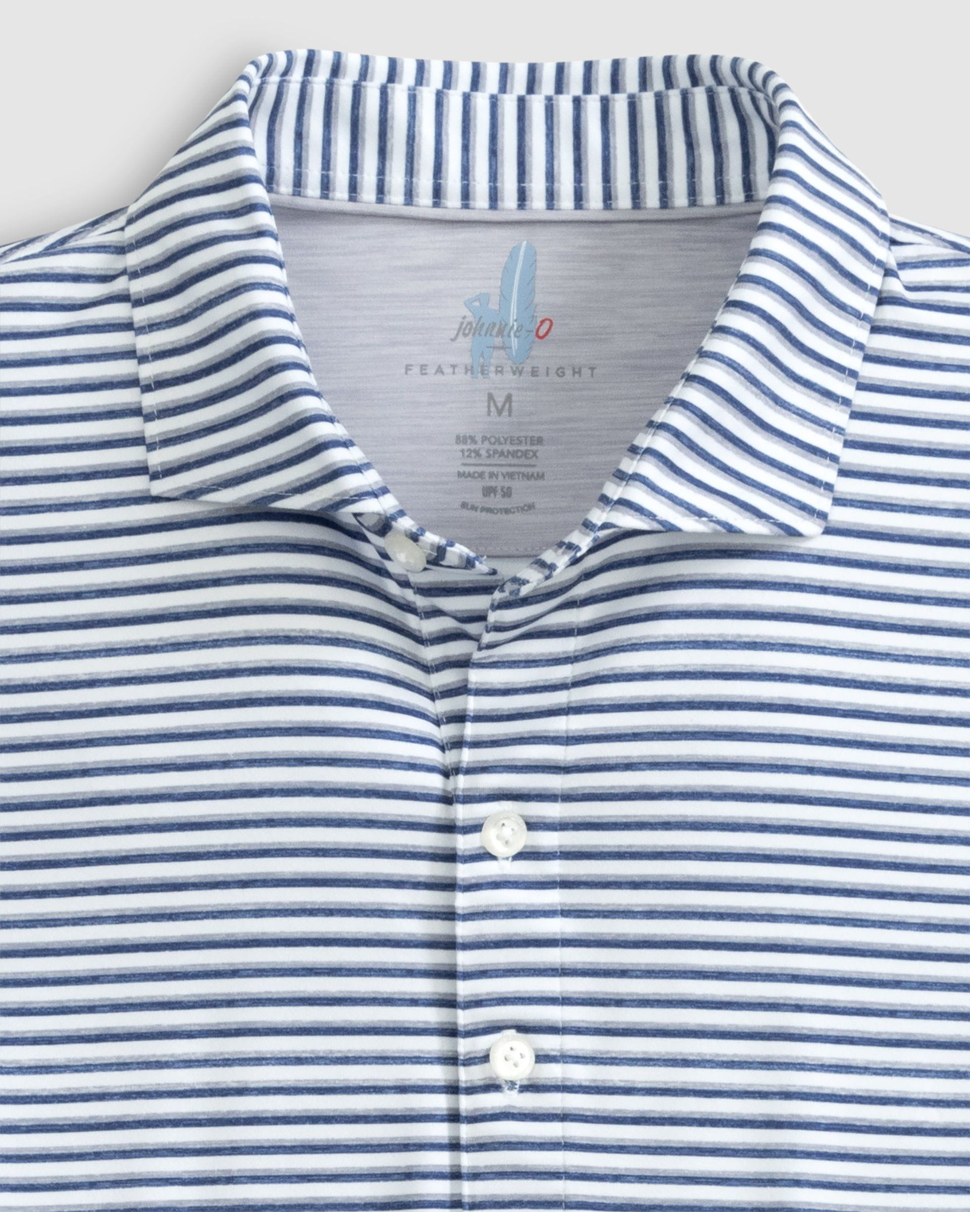 Johnnie-O Featherweight Performance Polo - Warwick Stripe