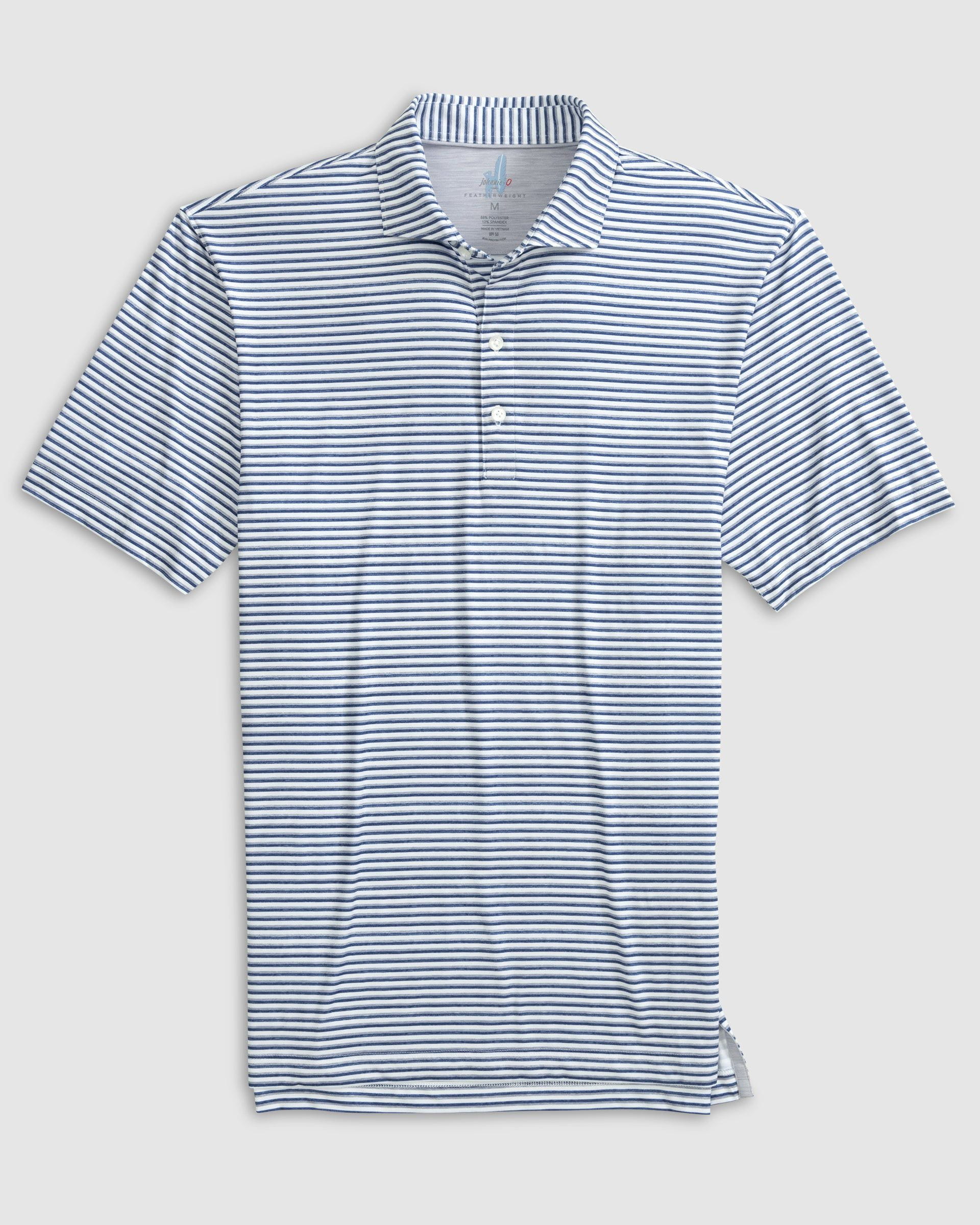 Johnnie-O Featherweight Performance Polo - Warwick Stripe