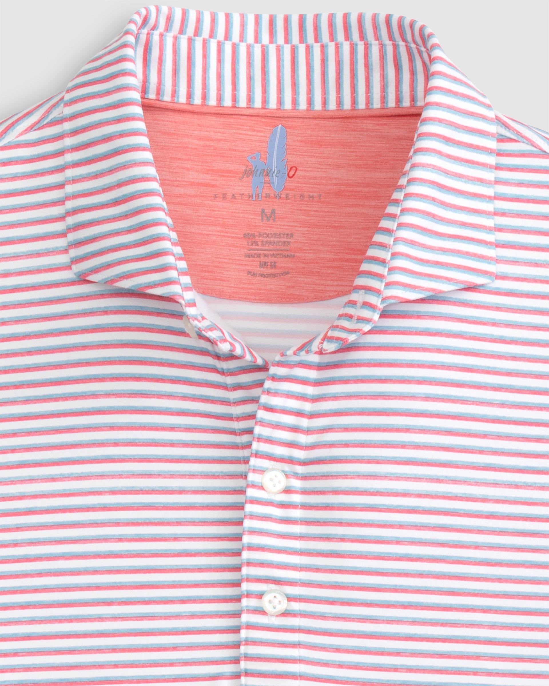 Johnnie-O Featherweight Performance Polo - Warwick Stripe