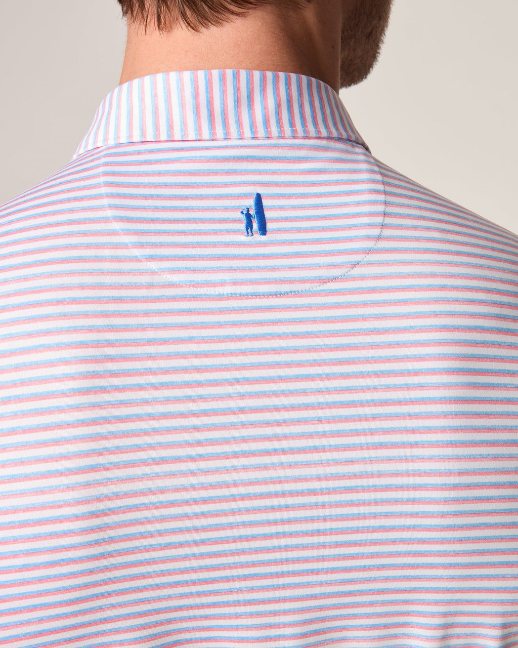 Johnnie-O Featherweight Performance Polo - Warwick Stripe