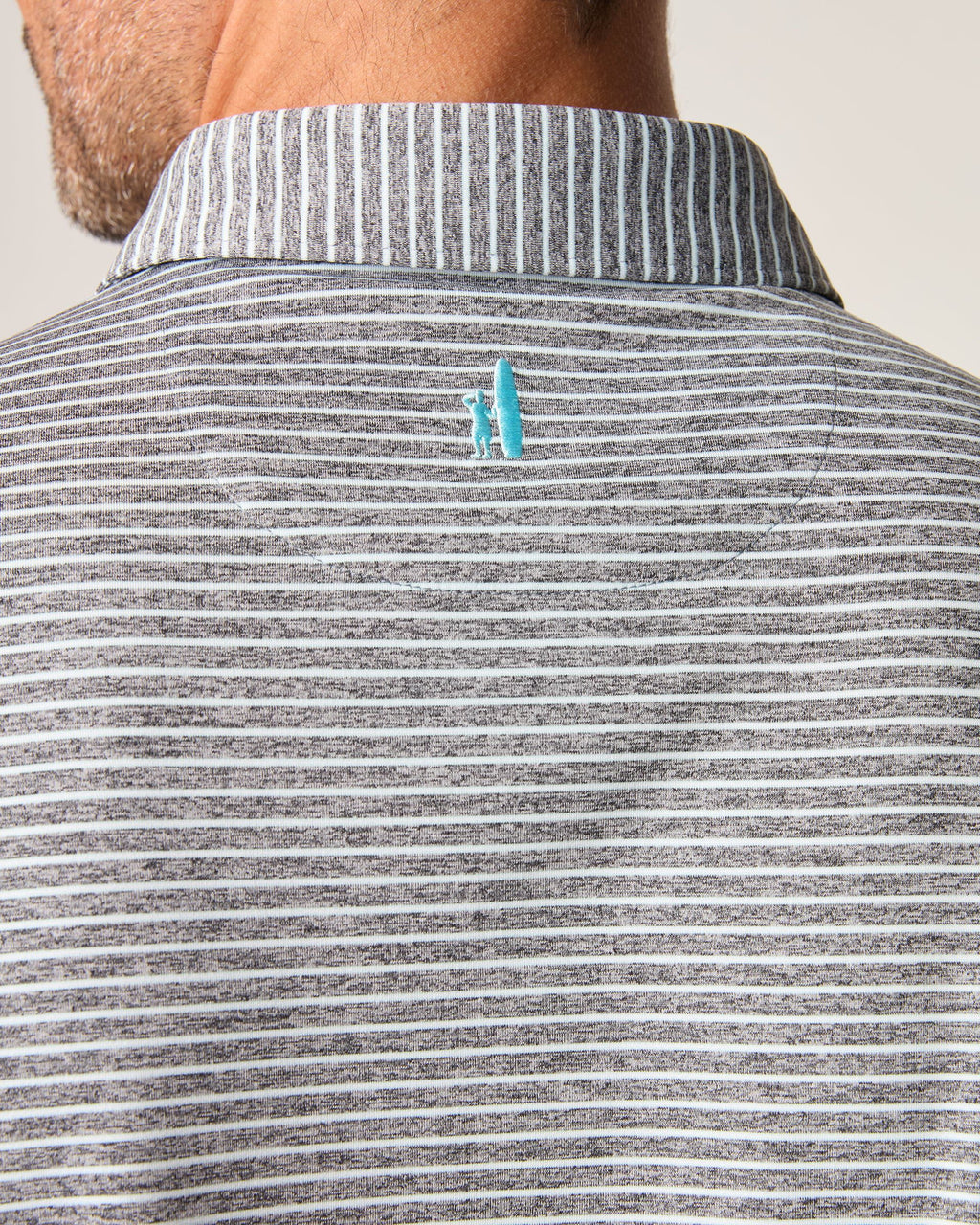 Johnnie-O Performance Jersey Polo - Michael Stripe