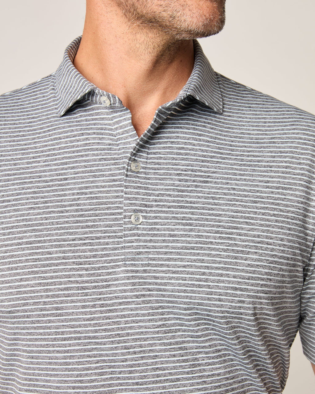 Johnnie-O Performance Jersey Polo - Michael Stripe