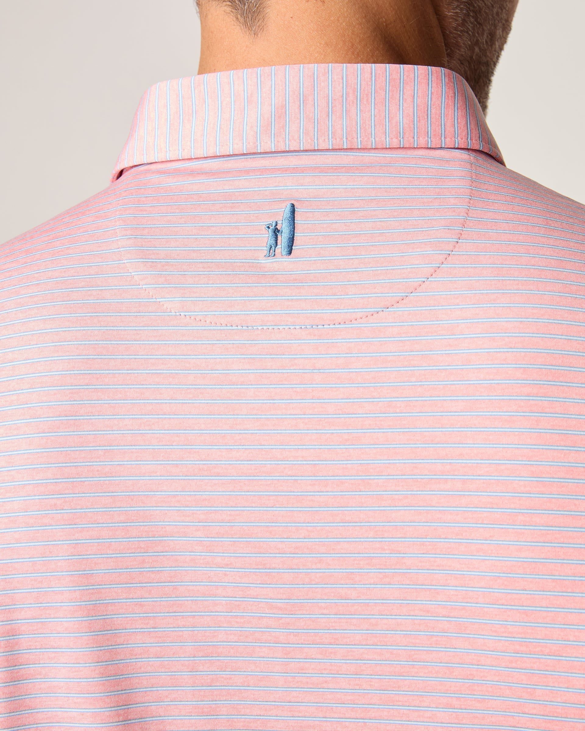 Johnnie-O Performance Jersey Polo - Michael Stripe