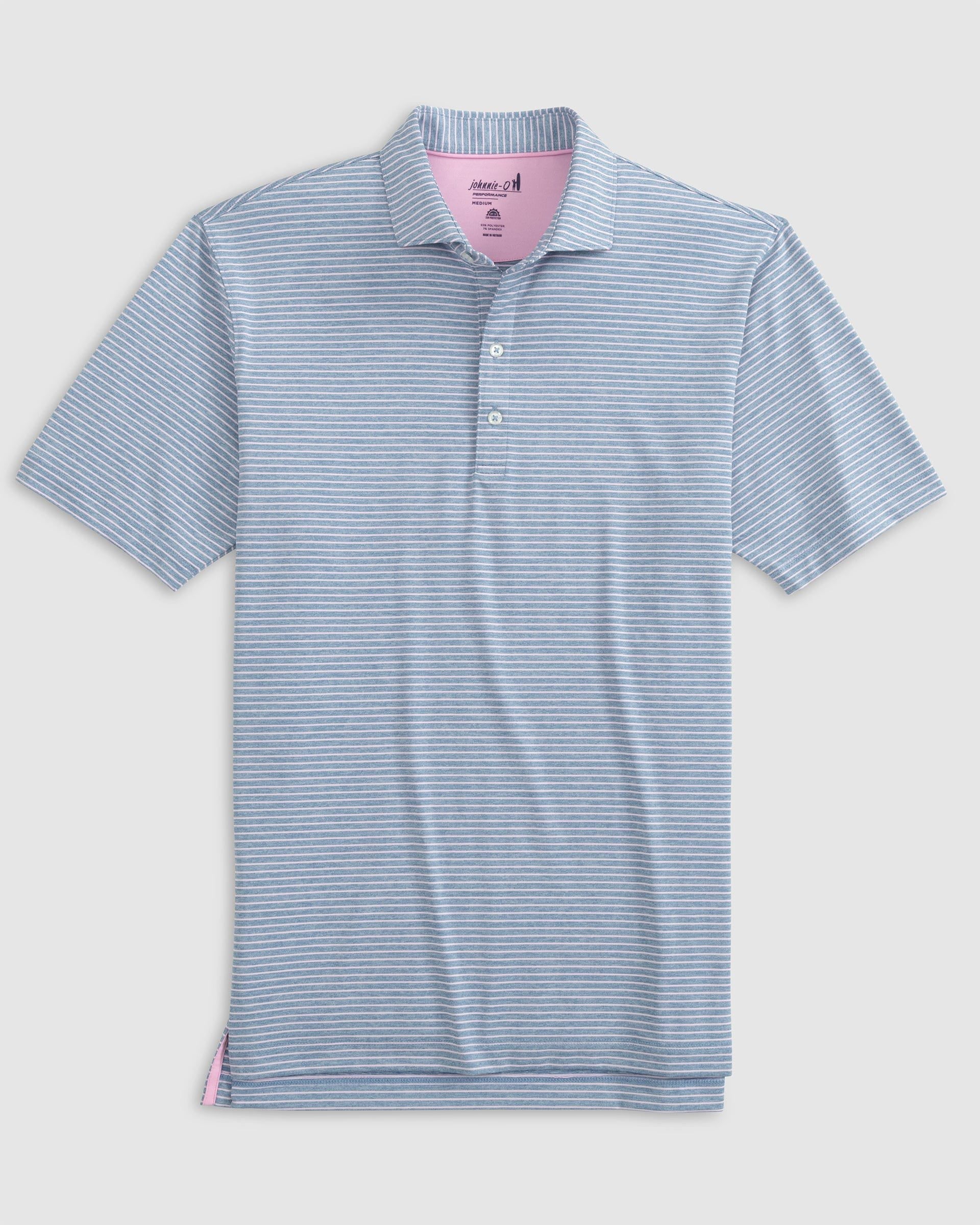 Johnnie-O Performance Jersey Polo - Michael Stripe