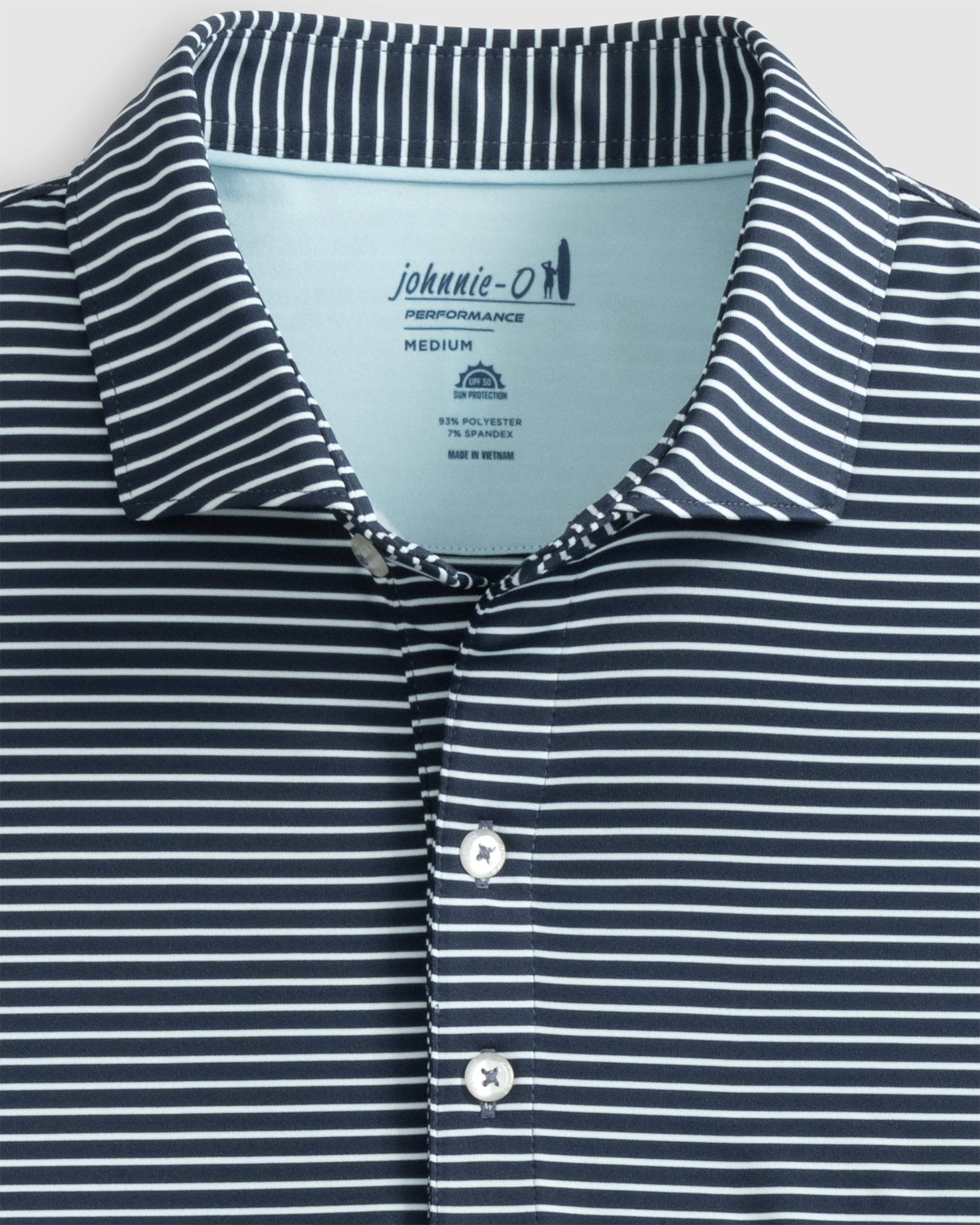 Johnnie-O Performance Jersey Polo - Michael Stripe