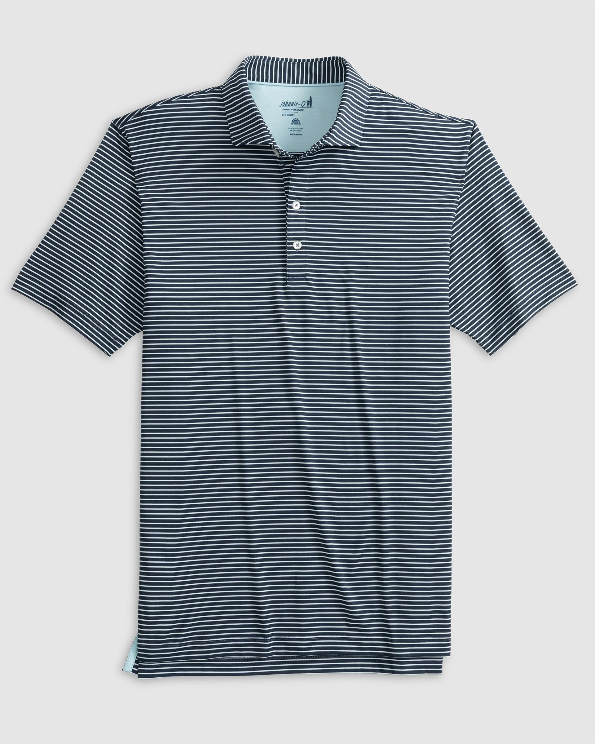 Johnnie-O Performance Jersey Polo - Michael Stripe