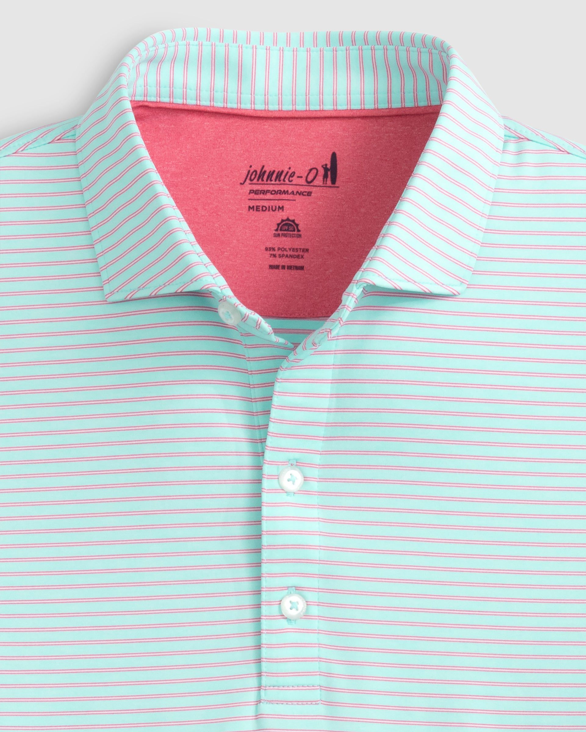 Johnnie-O Performance Jersey Polo - Michael Stripe