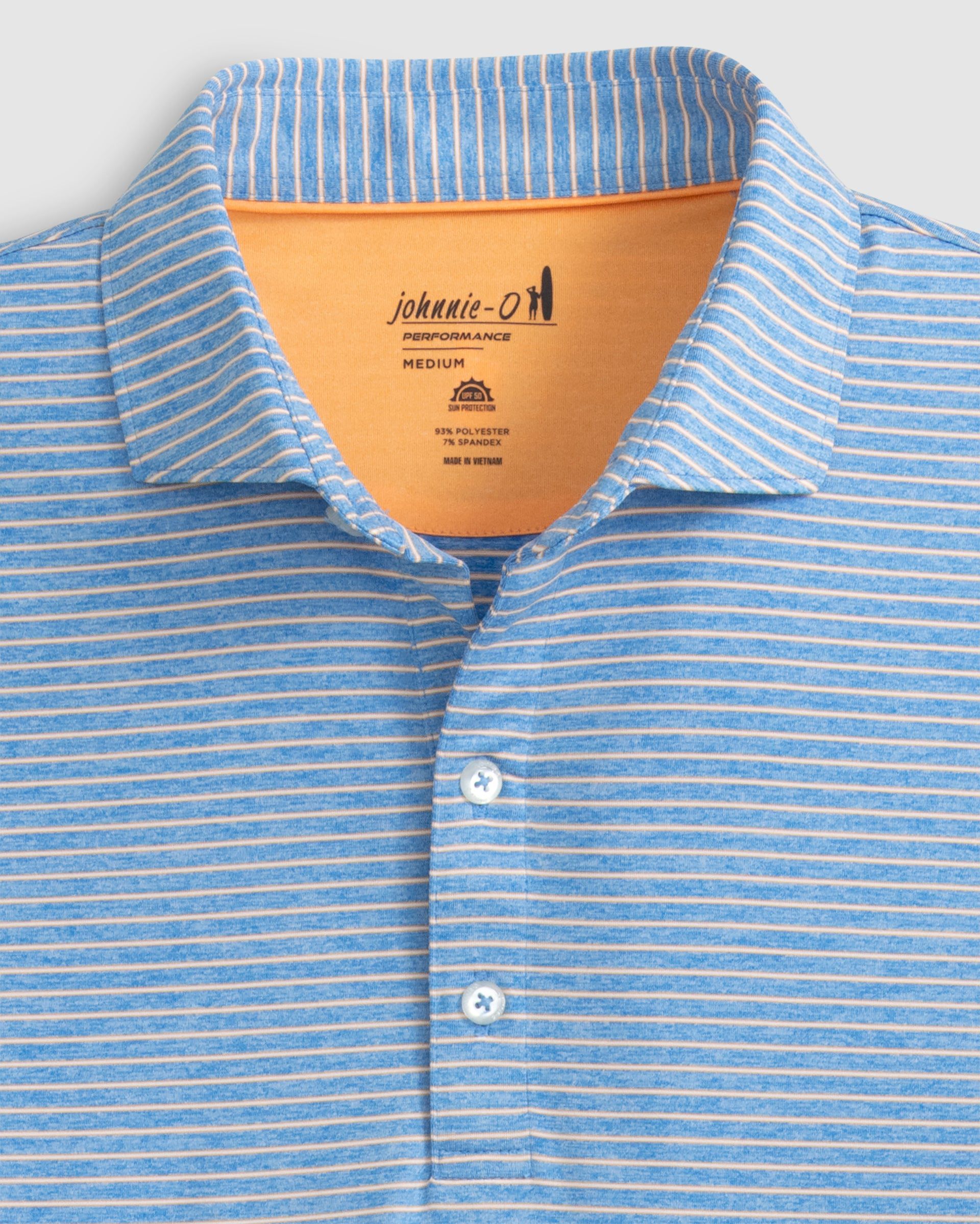 Johnnie-O Performance Jersey Polo - Michael Stripe
