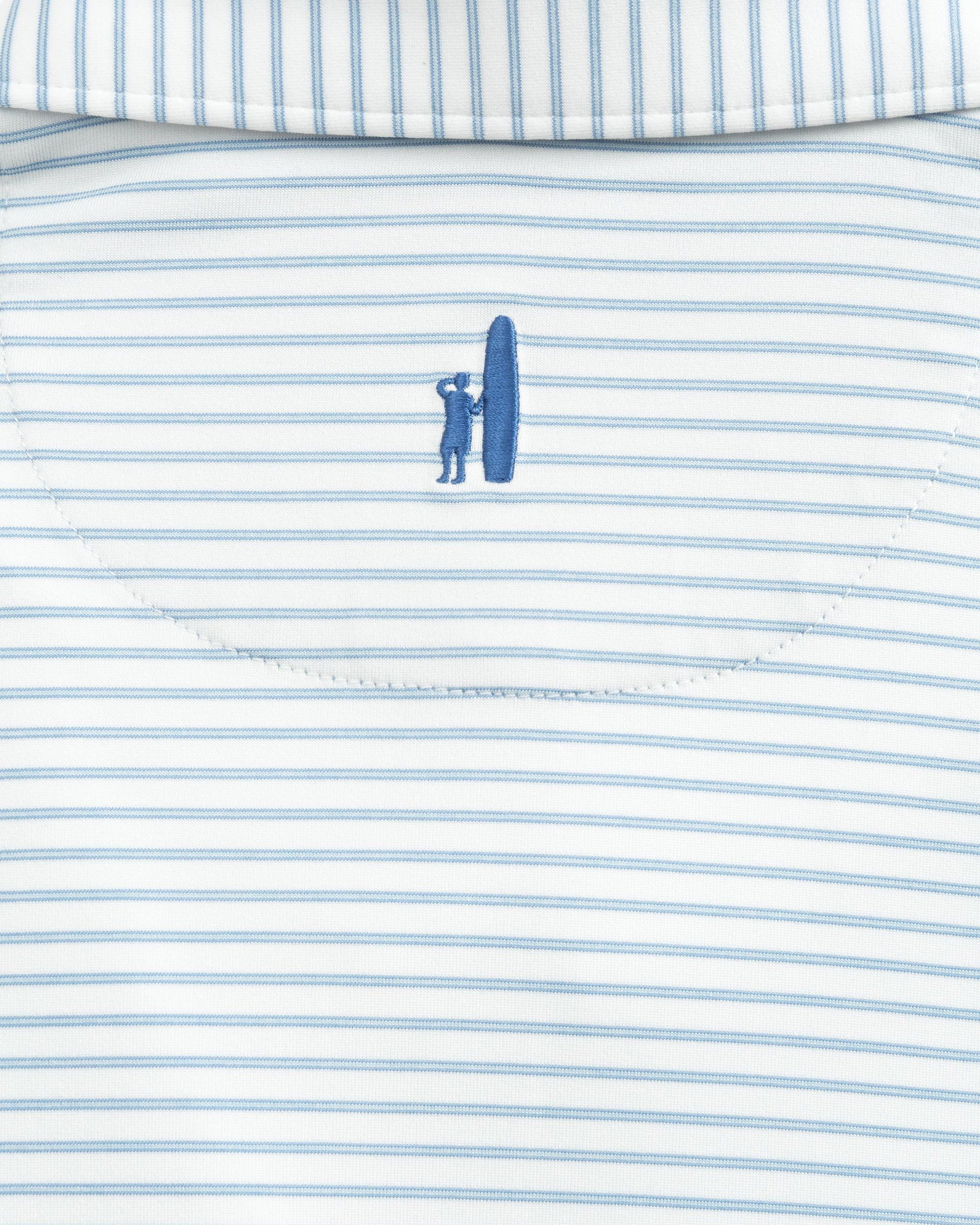 Johnnie-O Performance Jersey Polo - Michael Stripe