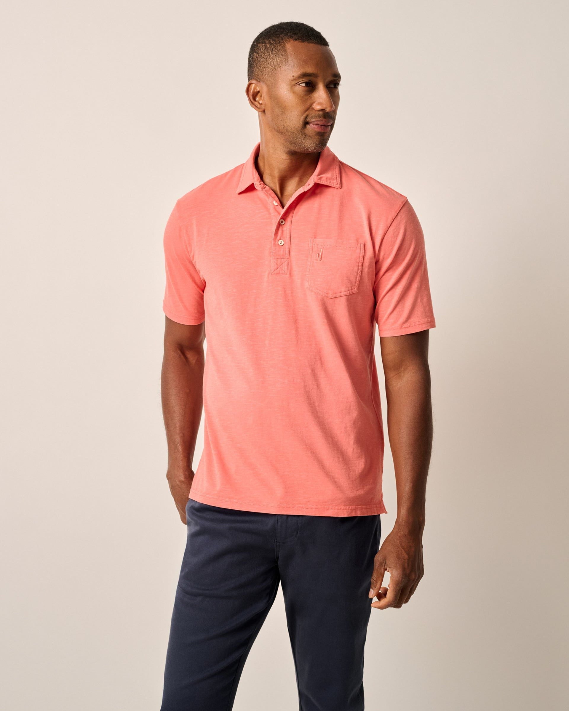 Johnnie-O Original 4-Button Polo - Coastal Wash