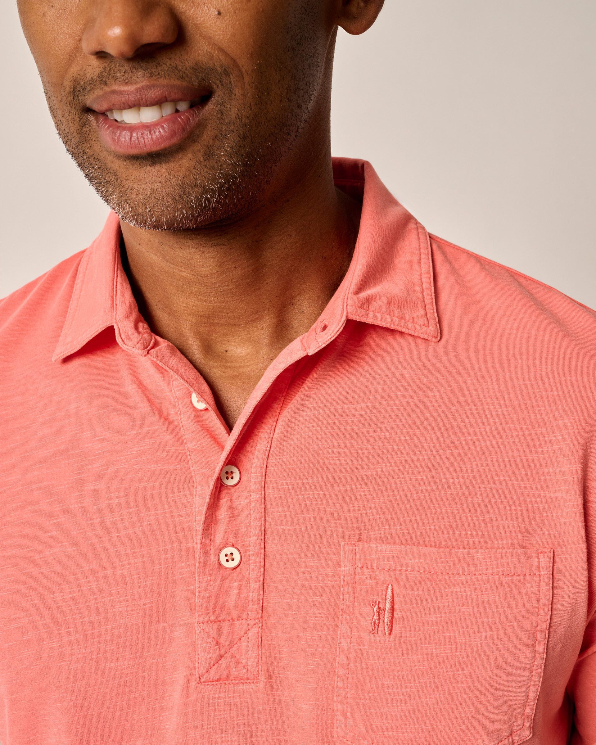 Johnnie-O Original 4-Button Polo - Coastal Wash