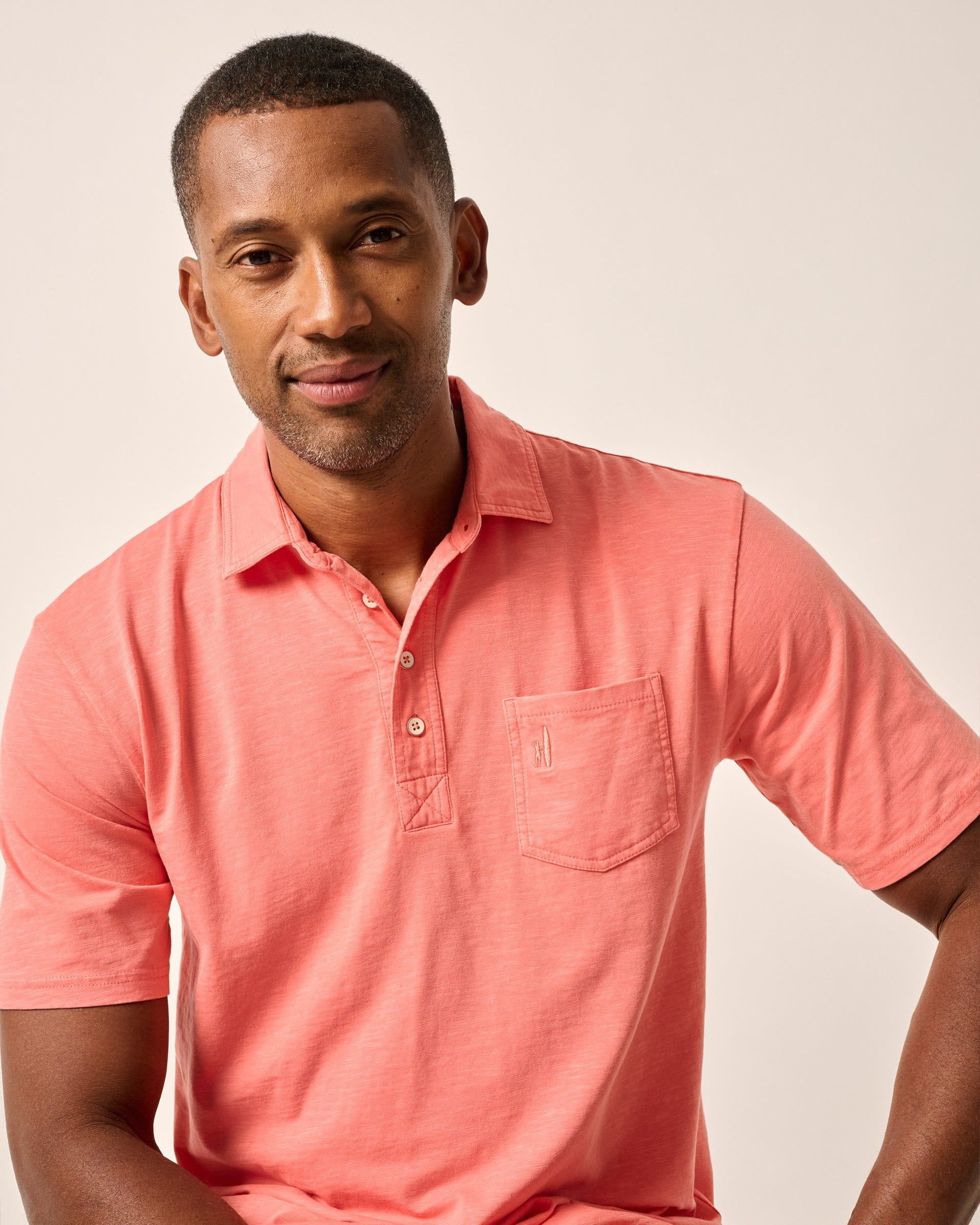 Johnnie-O Original 4-Button Polo - Coastal Wash