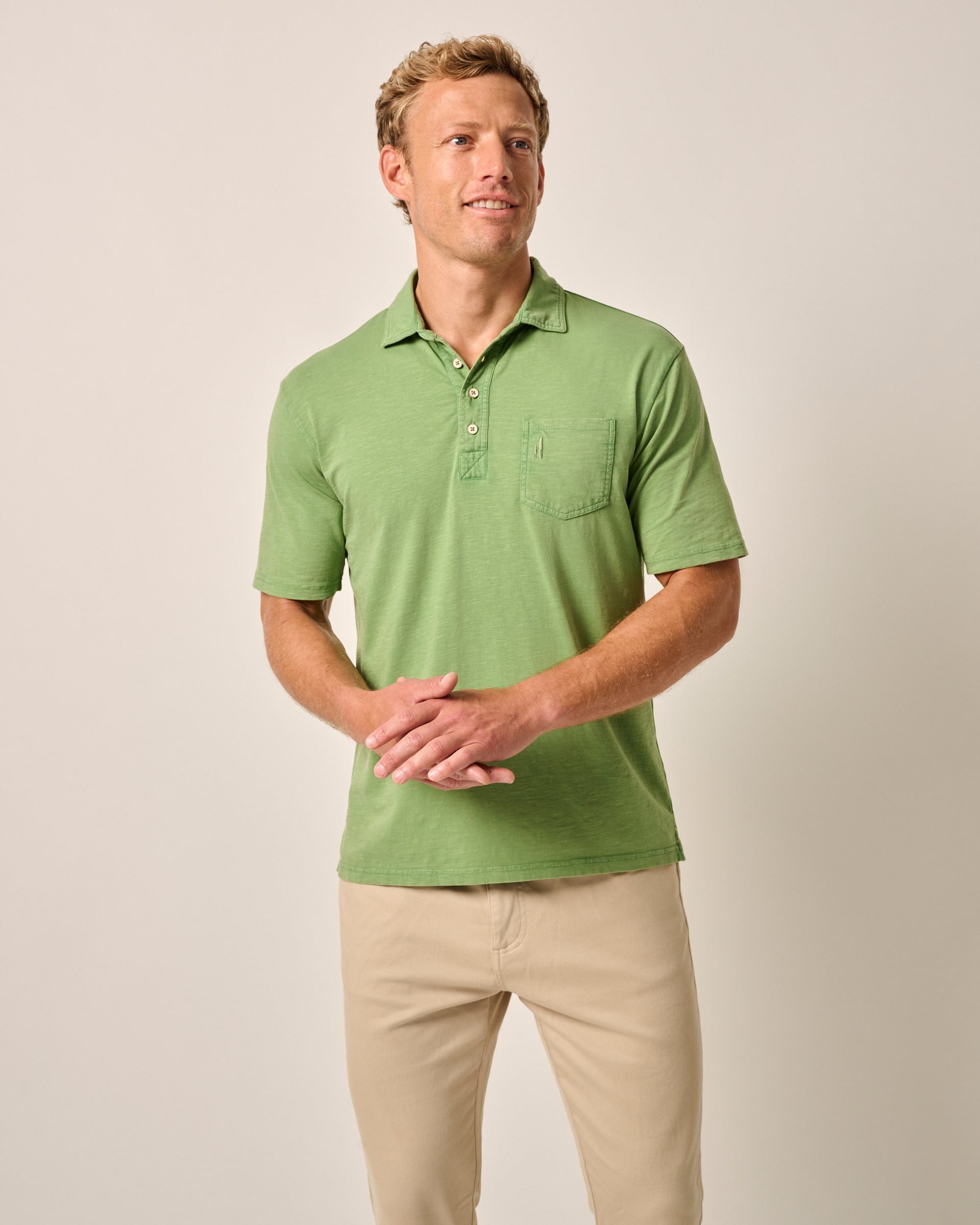Johnnie-O Original 4-Button Polo - Coastal Wash