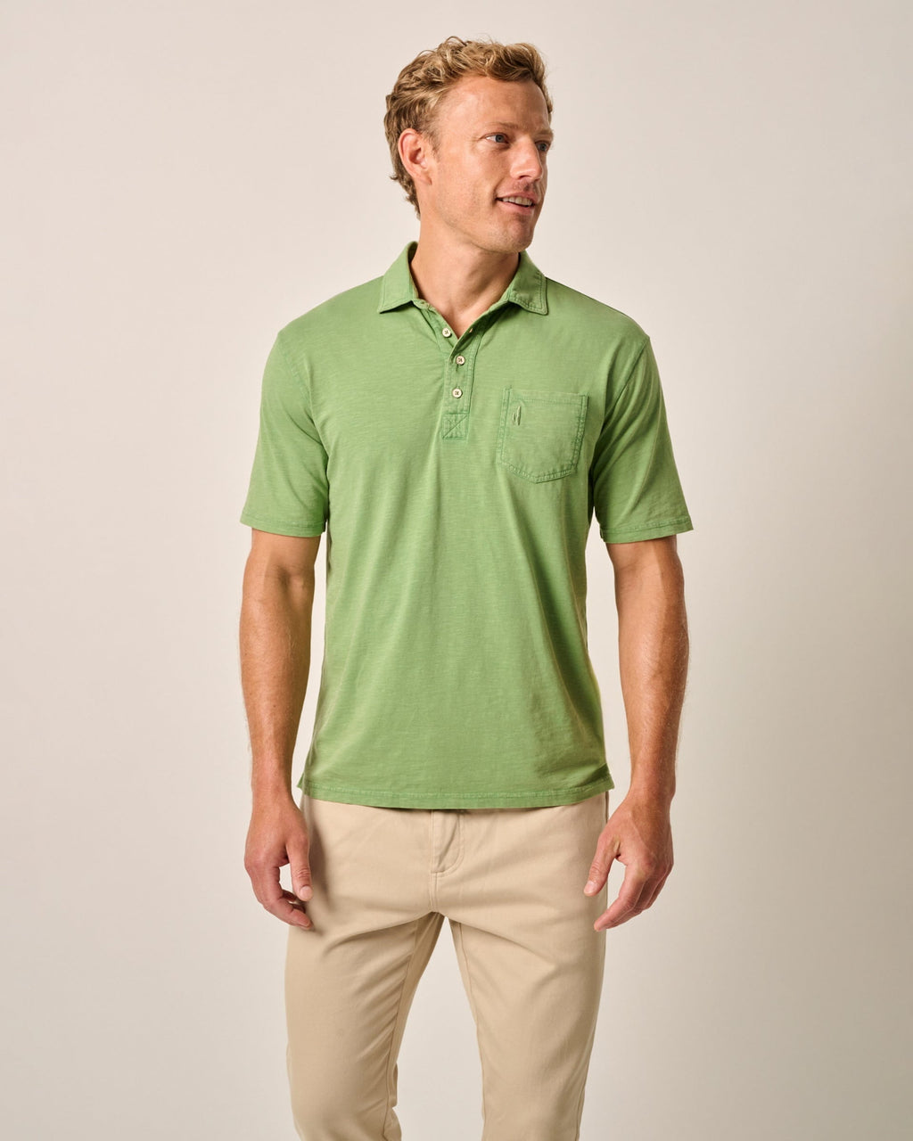 Johnnie-O Original 4-Button Polo - Coastal Wash