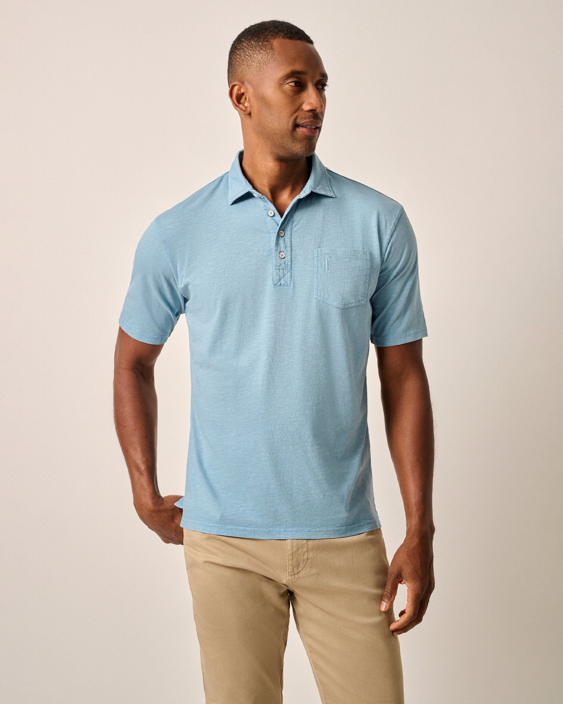 Johnnie-O Original 4-Button Polo - Coastal Wash