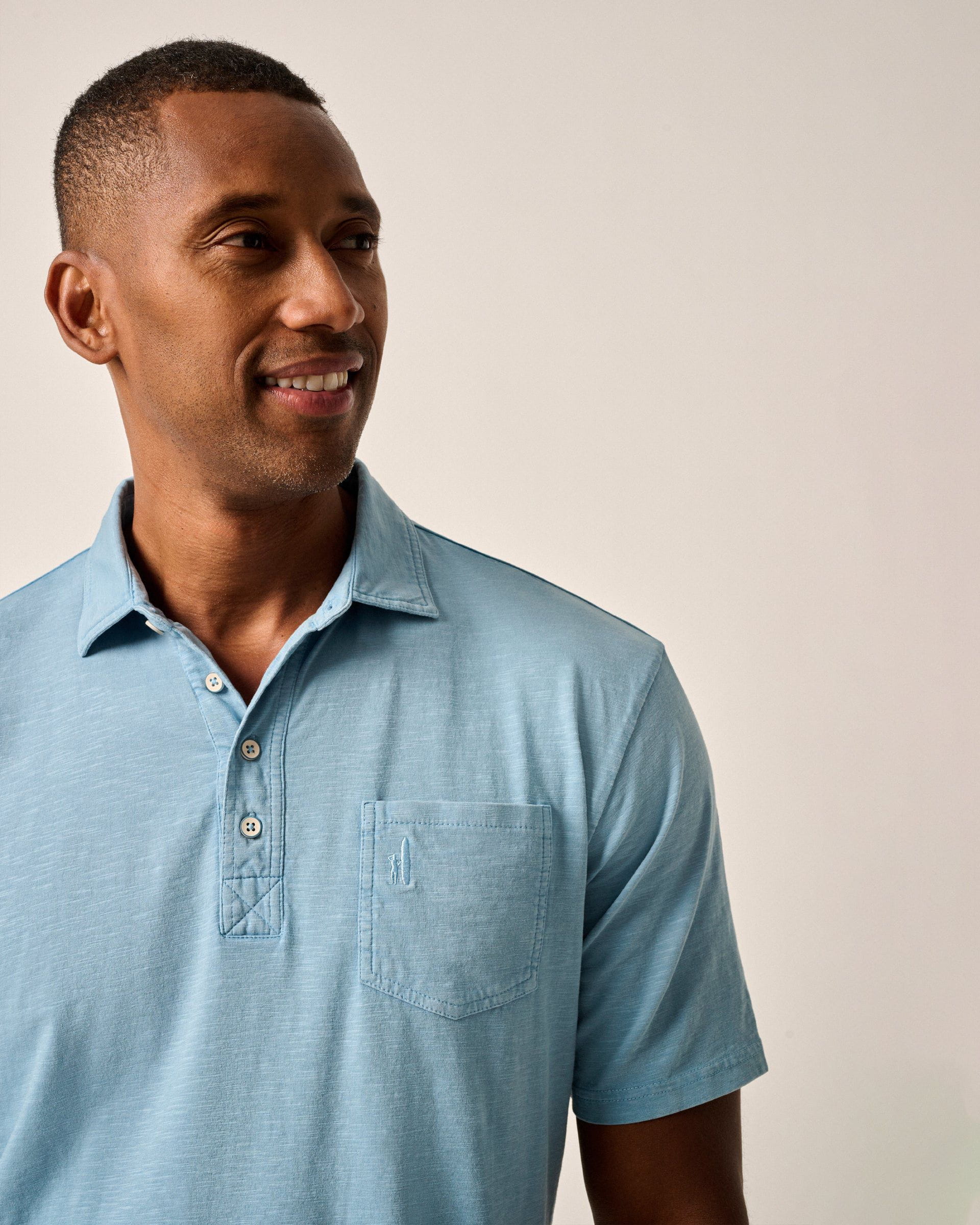 Johnnie-O Original 4-Button Polo - Coastal Wash