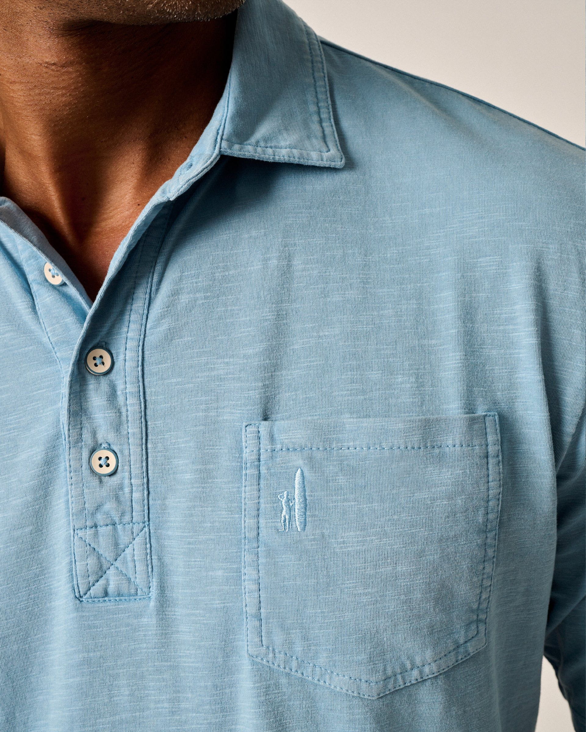 Johnnie-O Original 4-Button Polo - Coastal Wash