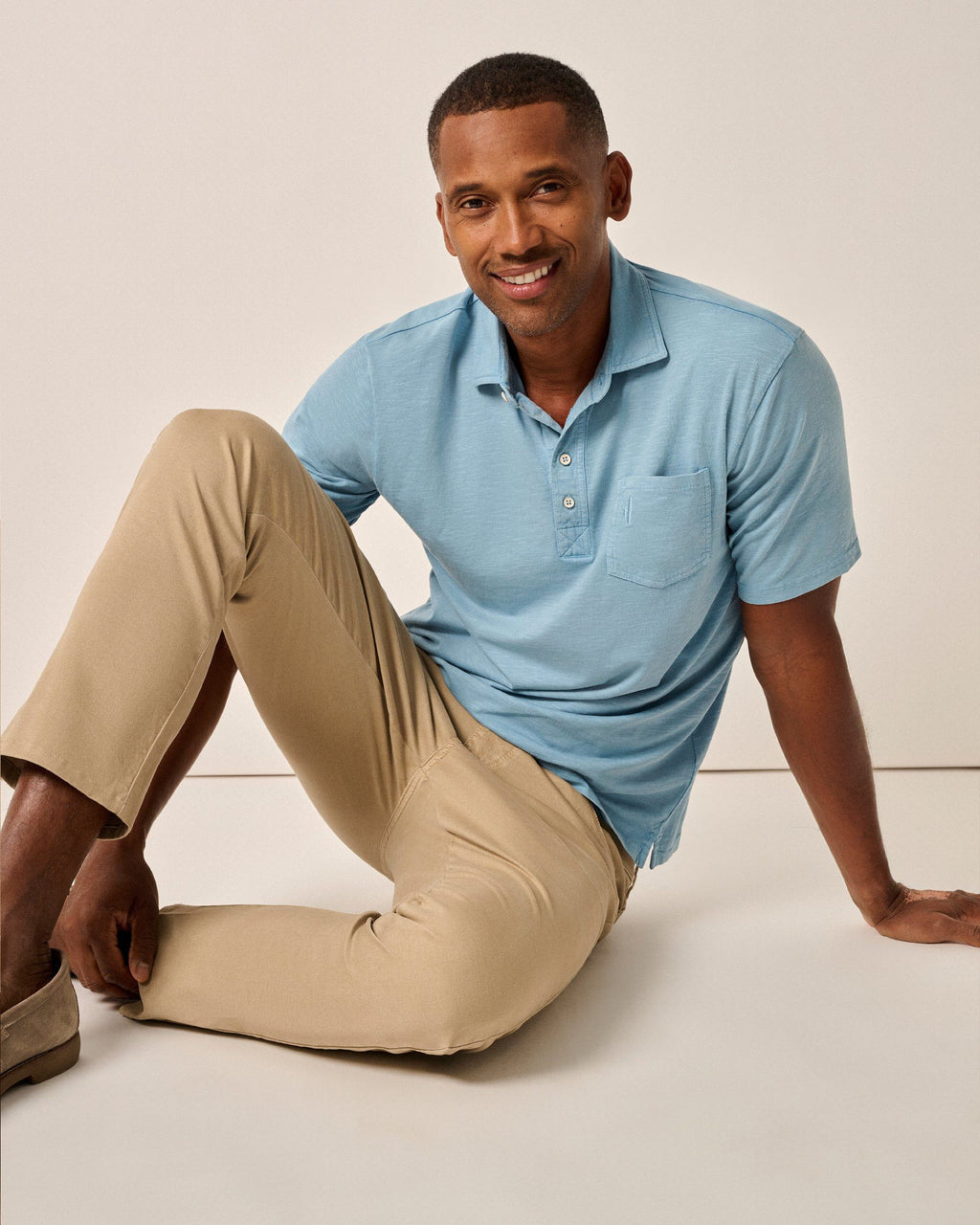 Johnnie-O Original 4-Button Polo - Coastal Wash